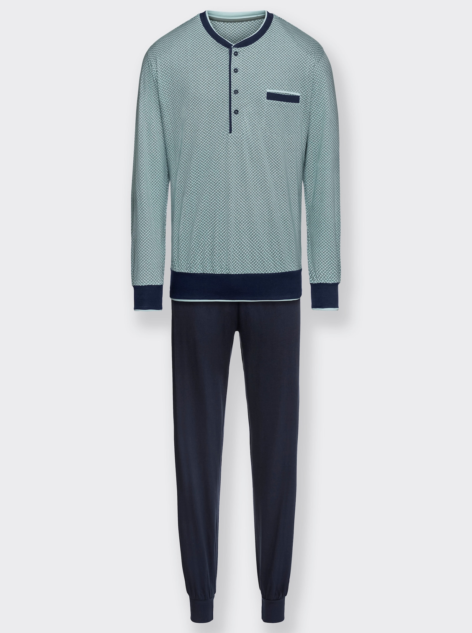 pastunette Schlafanzug - mint-marine