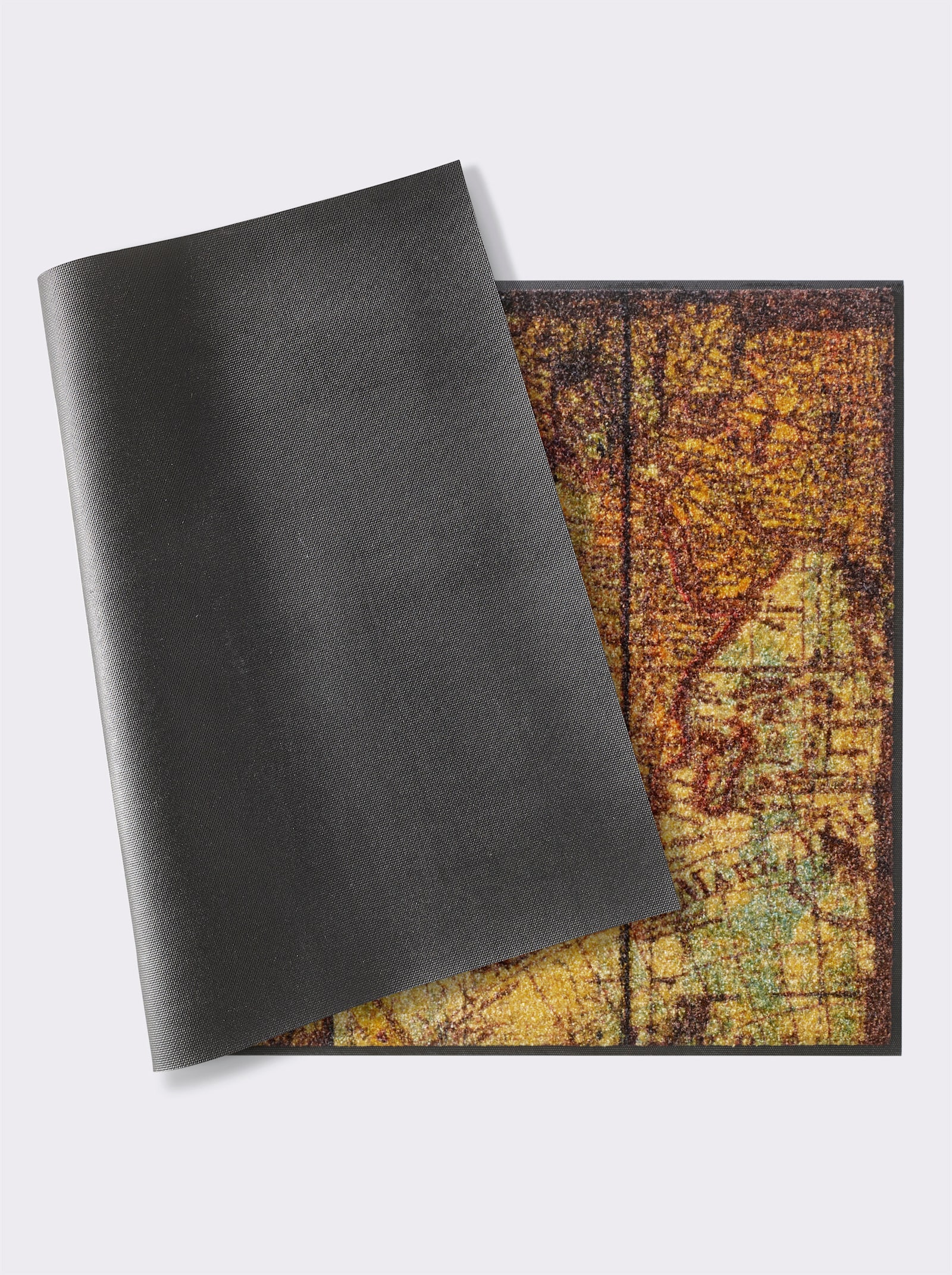 wash+dry by Kleen-Tex Fußmatte - terra-gemustert