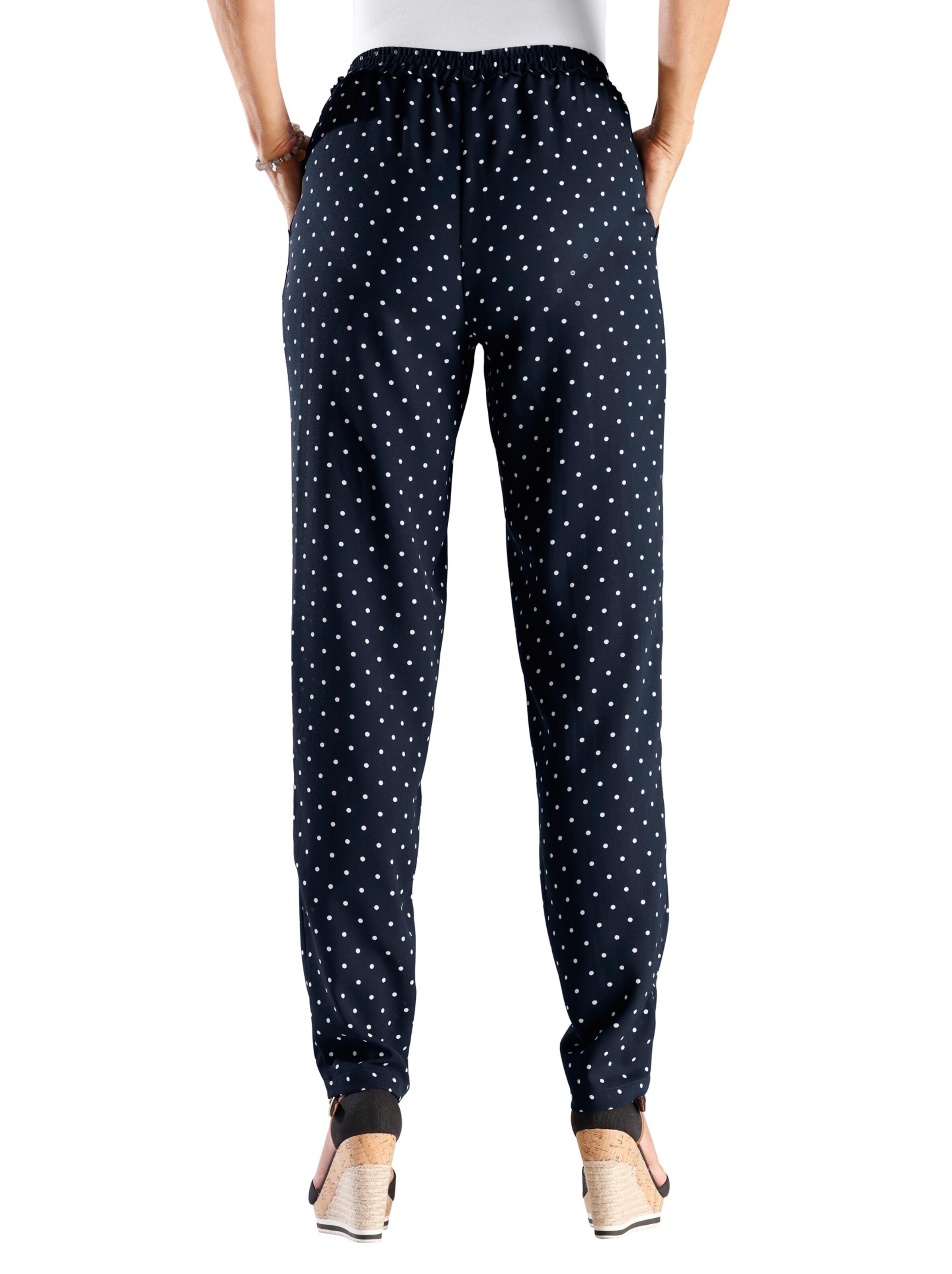 Hose - marine-getupft