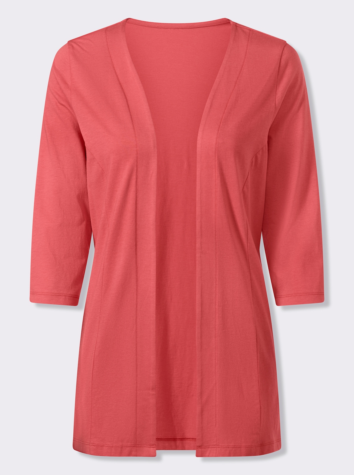 Shirtjacke mit 3/4-Ärmeln - grapefruit