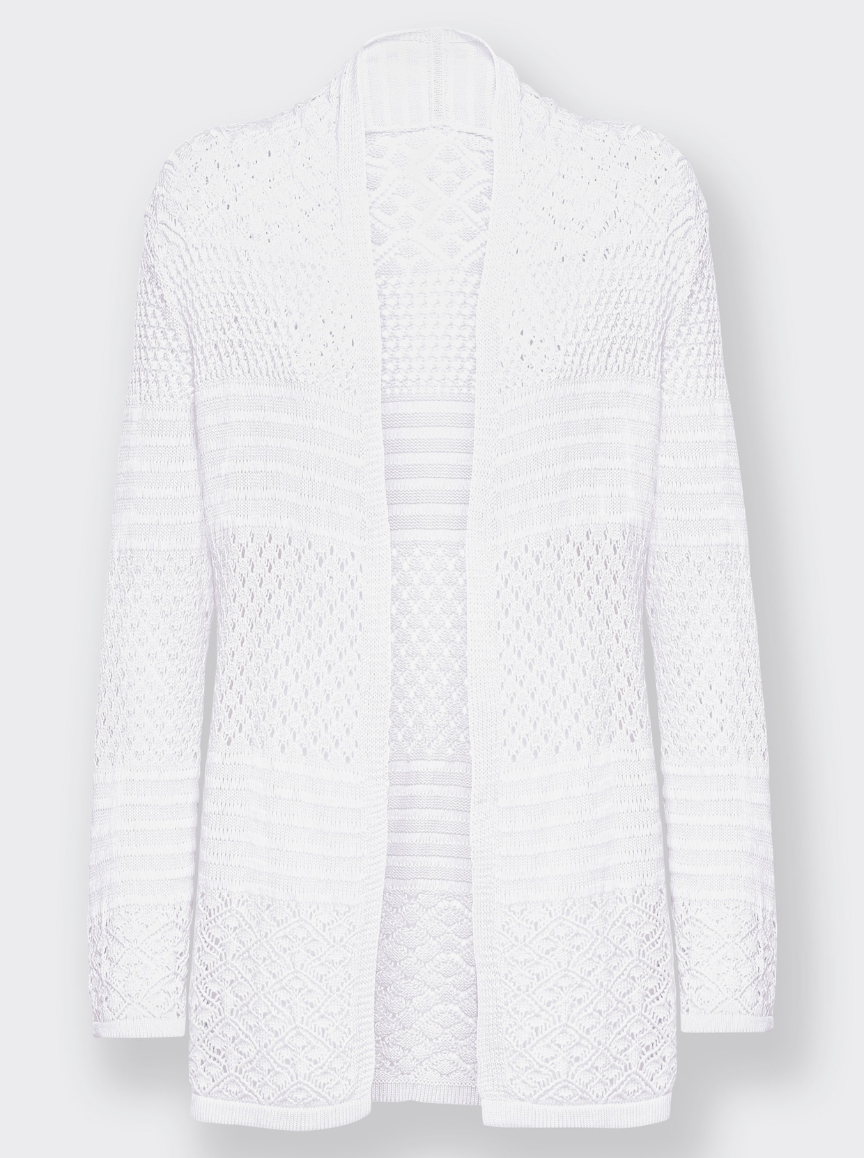 veste en tricot - blanc