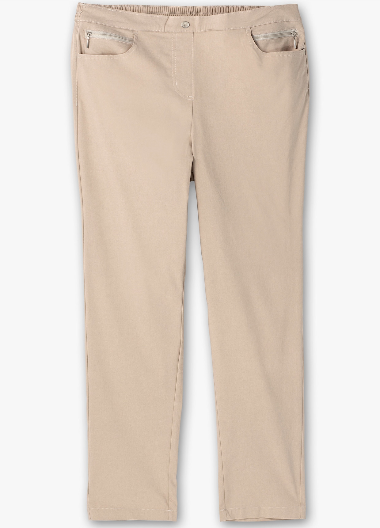 Bengalinhose mit Zierreißverschlüssen - sand