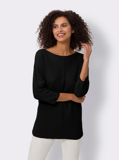 heine Oversized Pullover - schwarz