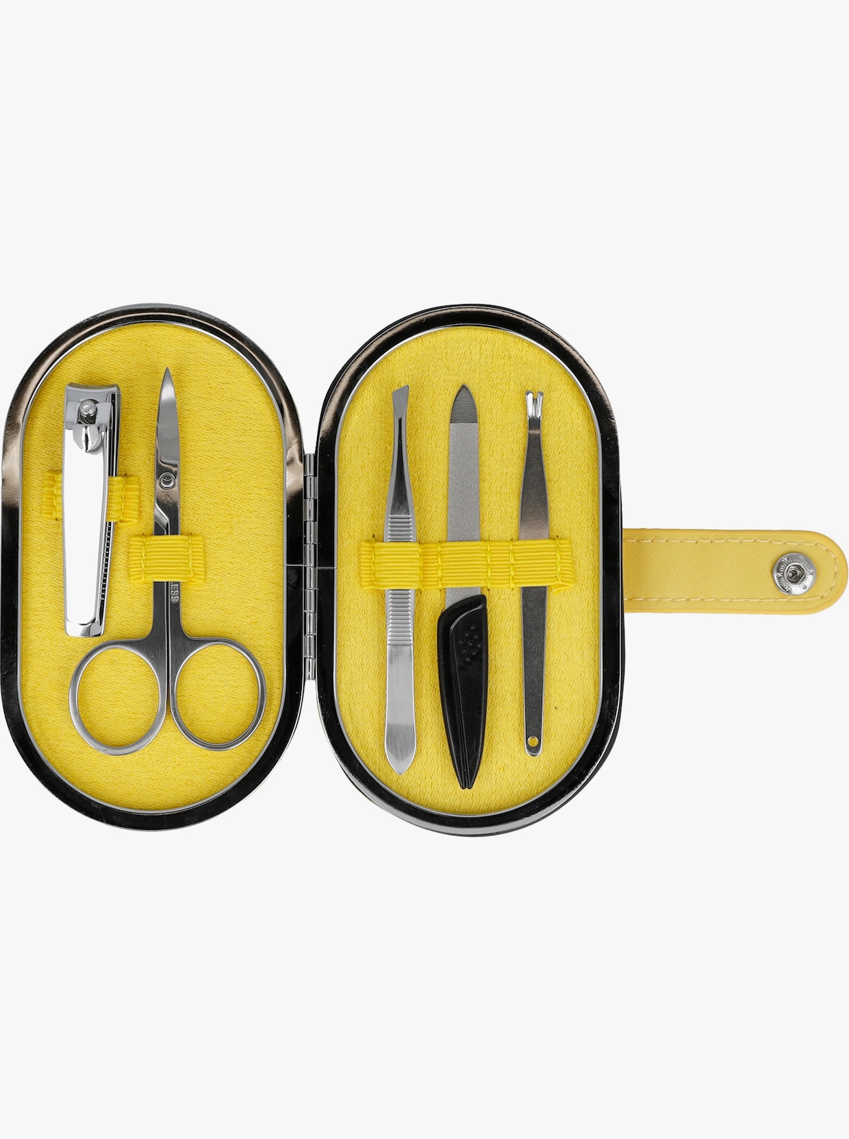 Maniküre-Set - weiß + gelb