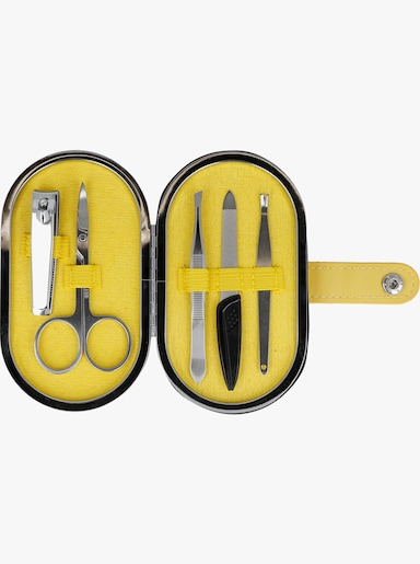 Maniküre-Set - weiß + gelb