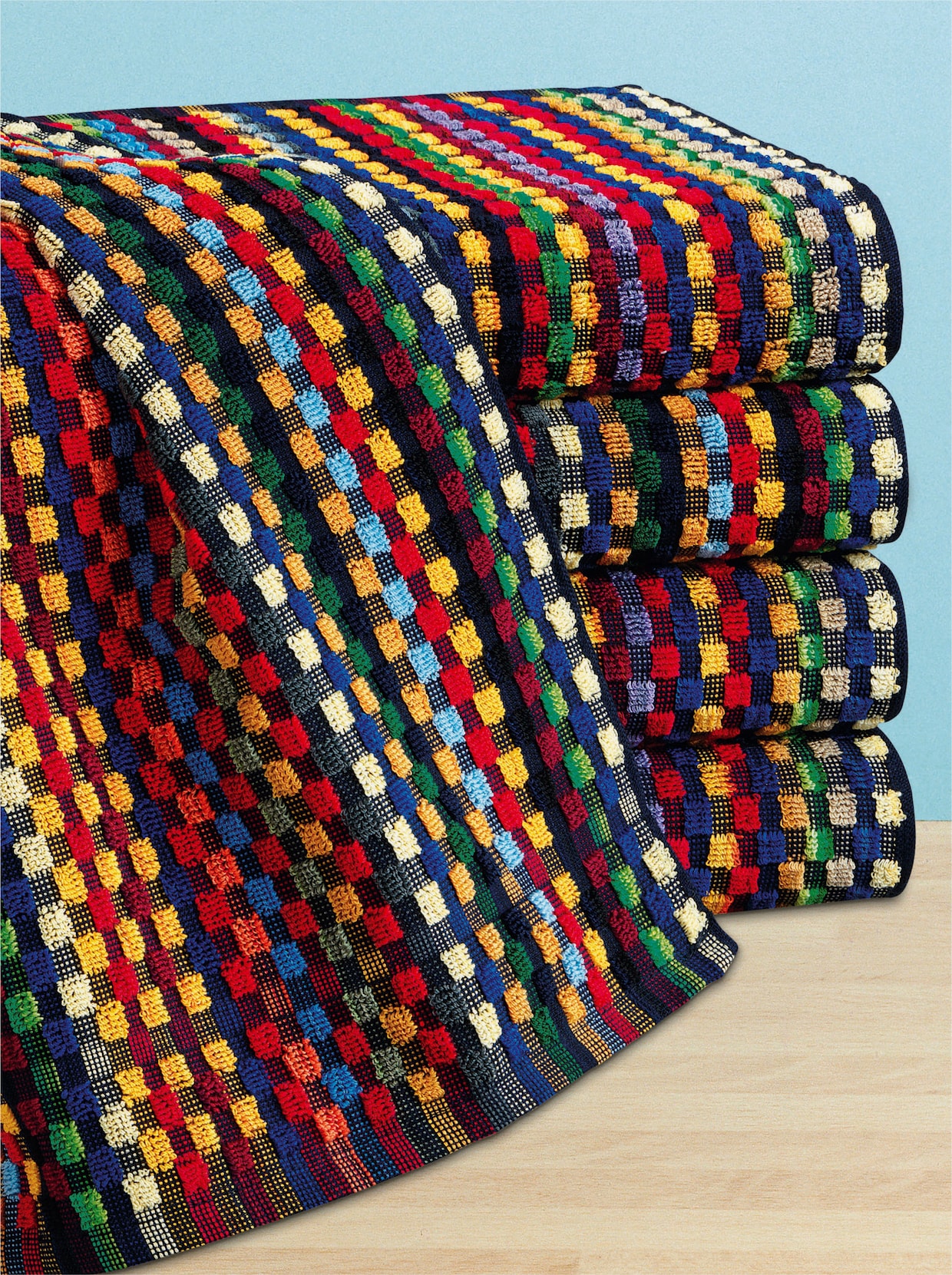 Banícke uteráky - Pestré sfarbenie
