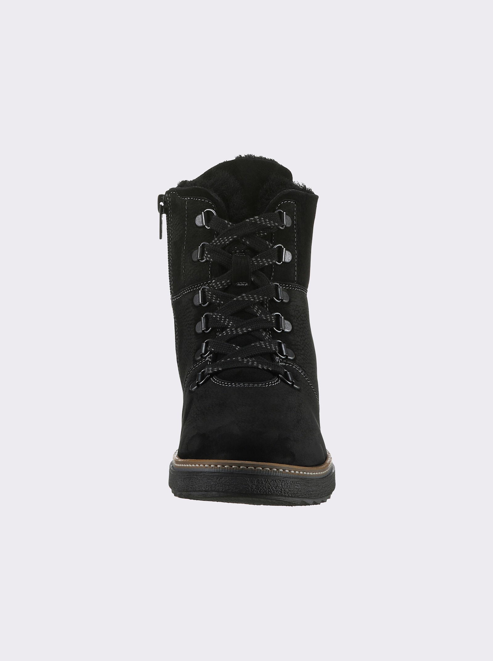 Waldläufer Stiefelette - schwarz