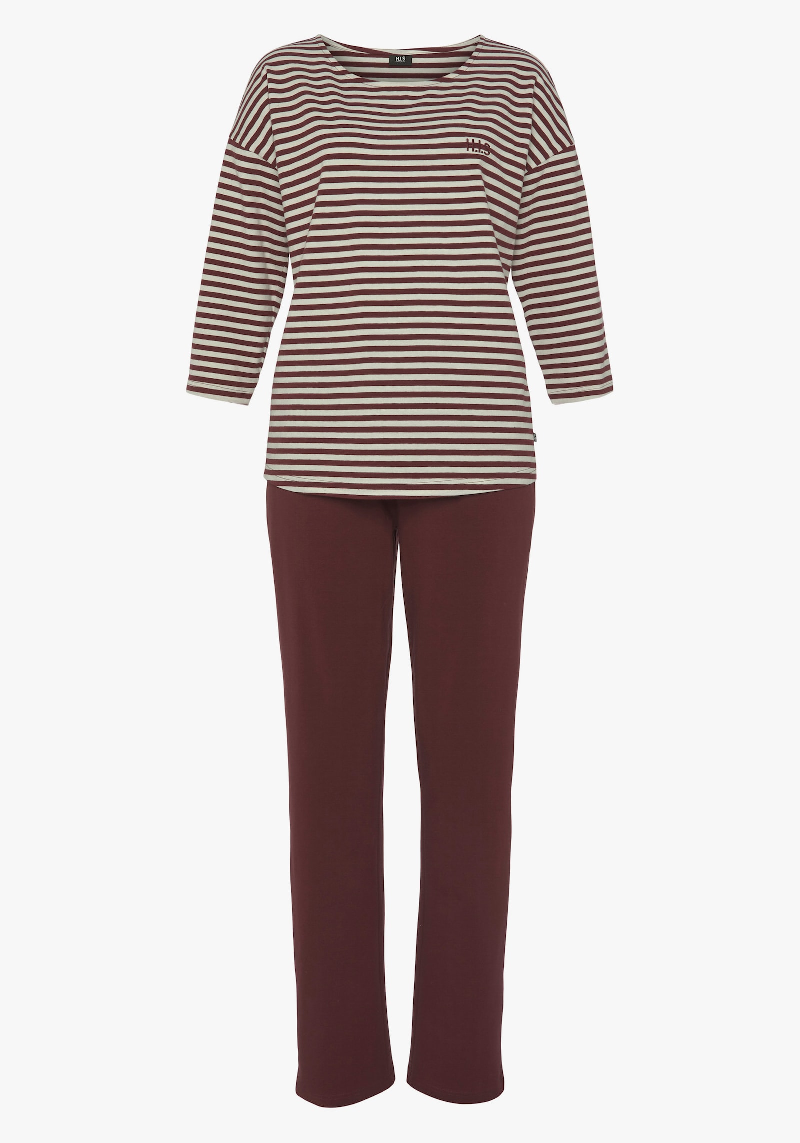 H.I.S Pyjama - bordeaux