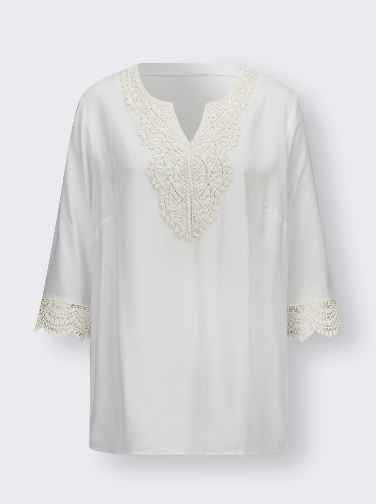 Comfortabele blouse - wit