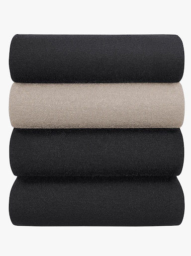 wäschepur Leggings 3/4-lang - schwarz + sand