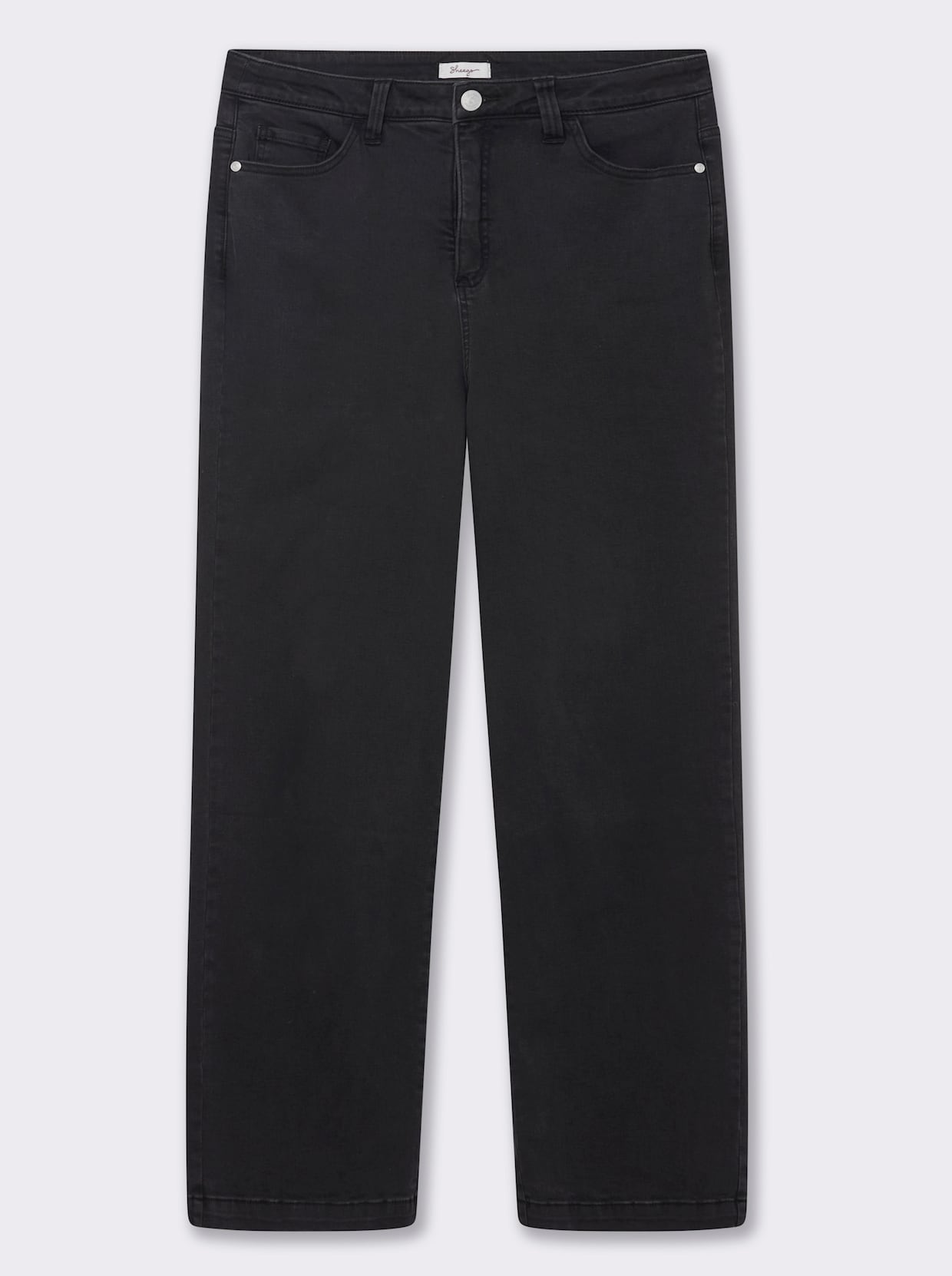 sheego High-waist-Jeans - black denim