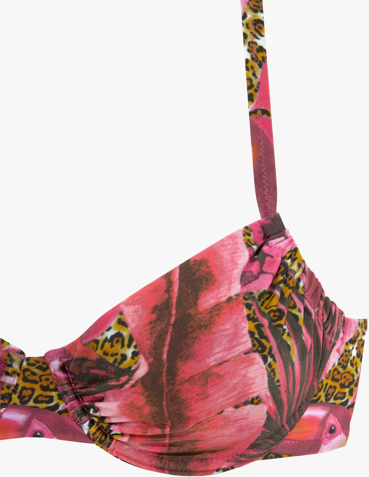 LASCANA Maillot de bain à armatures - fuchsia imprimé