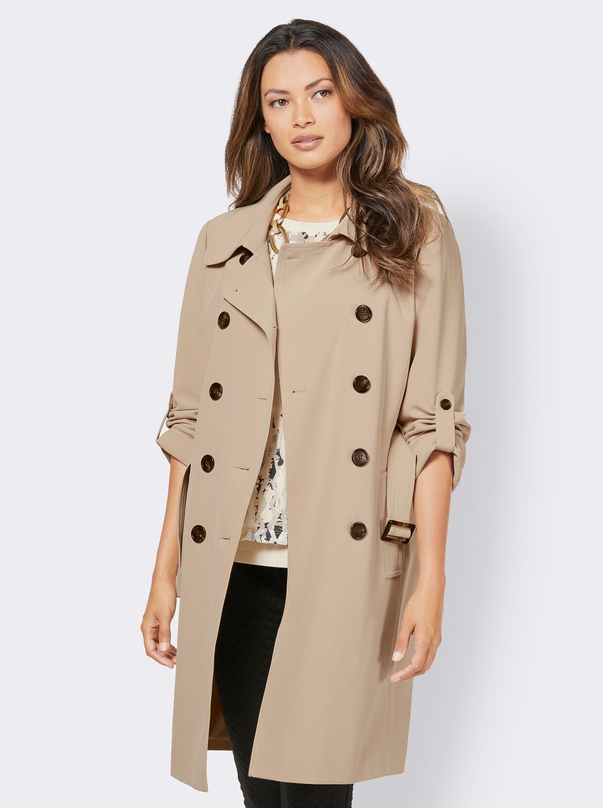 Trenchcoat damen schwarz günstig - Der Gewinner