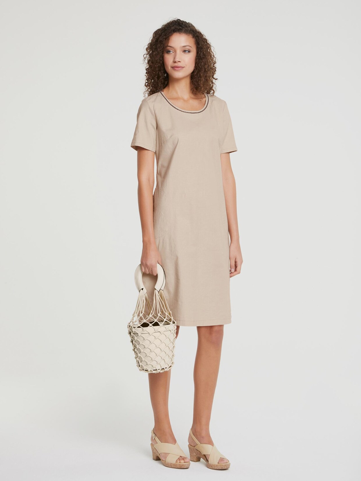 Linea Tesini Kleid - kitt