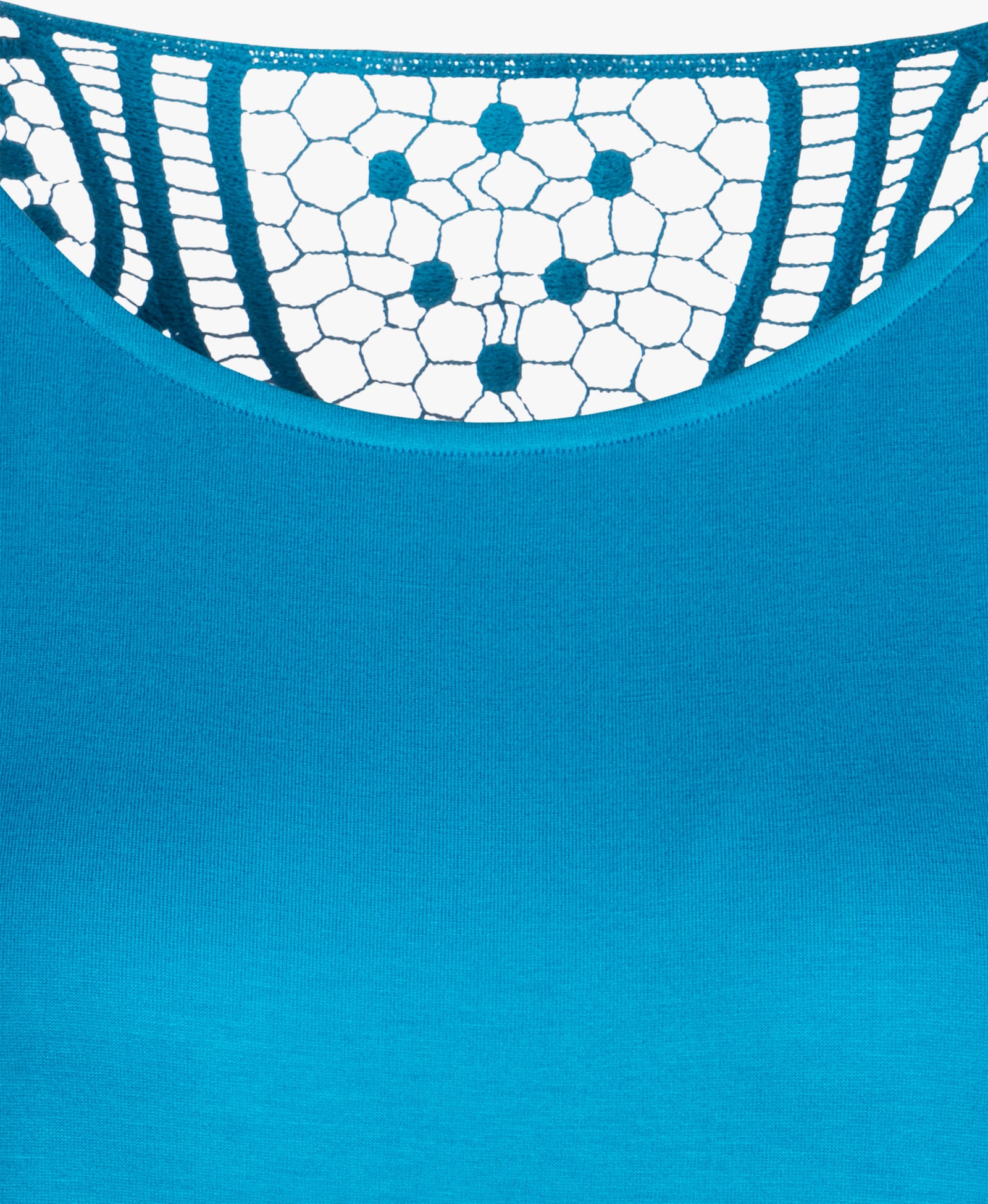 Vivance Kurzarmshirt - türkis, schwarz