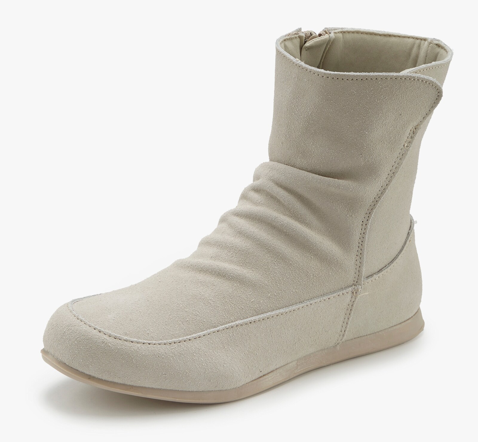 Vivance Stiefelette - hellgrau/creme