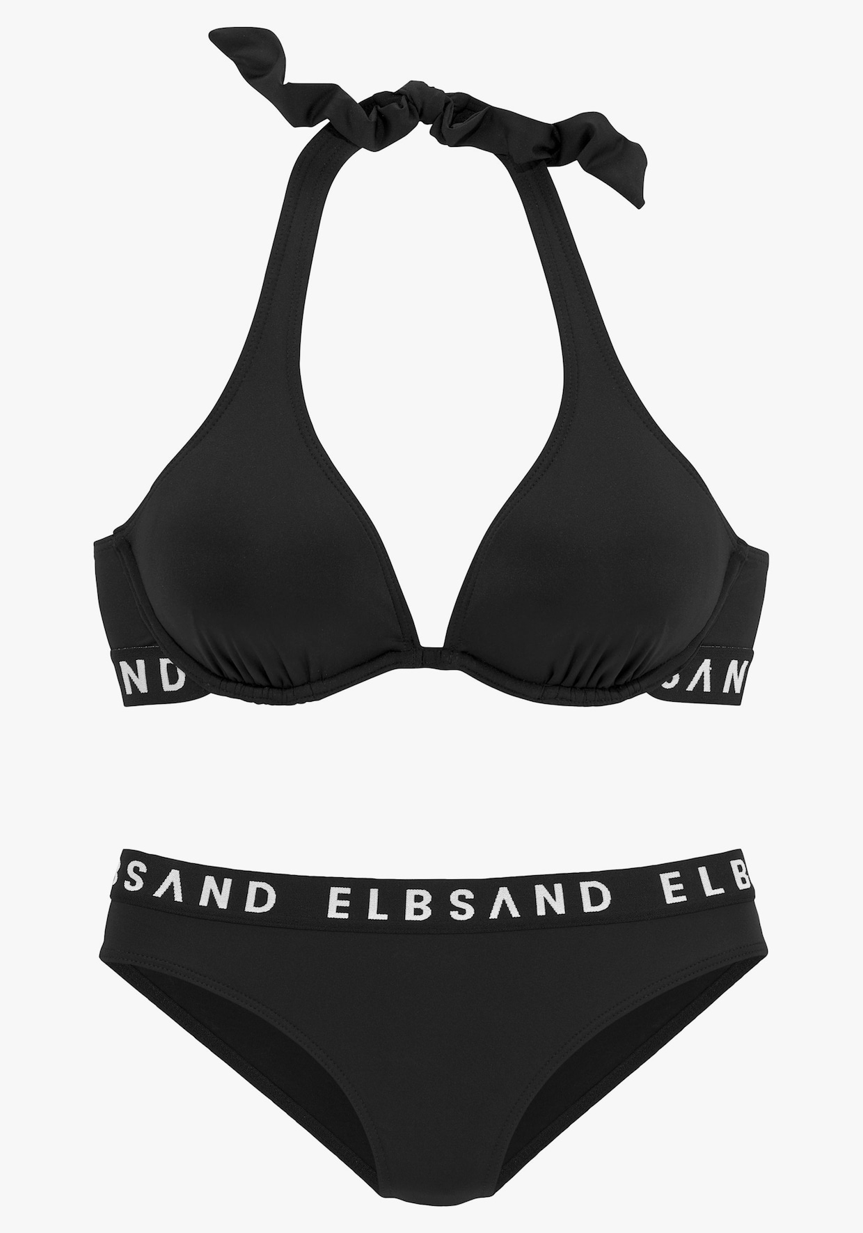 Elbsand Bügel-Bikini - schwarz