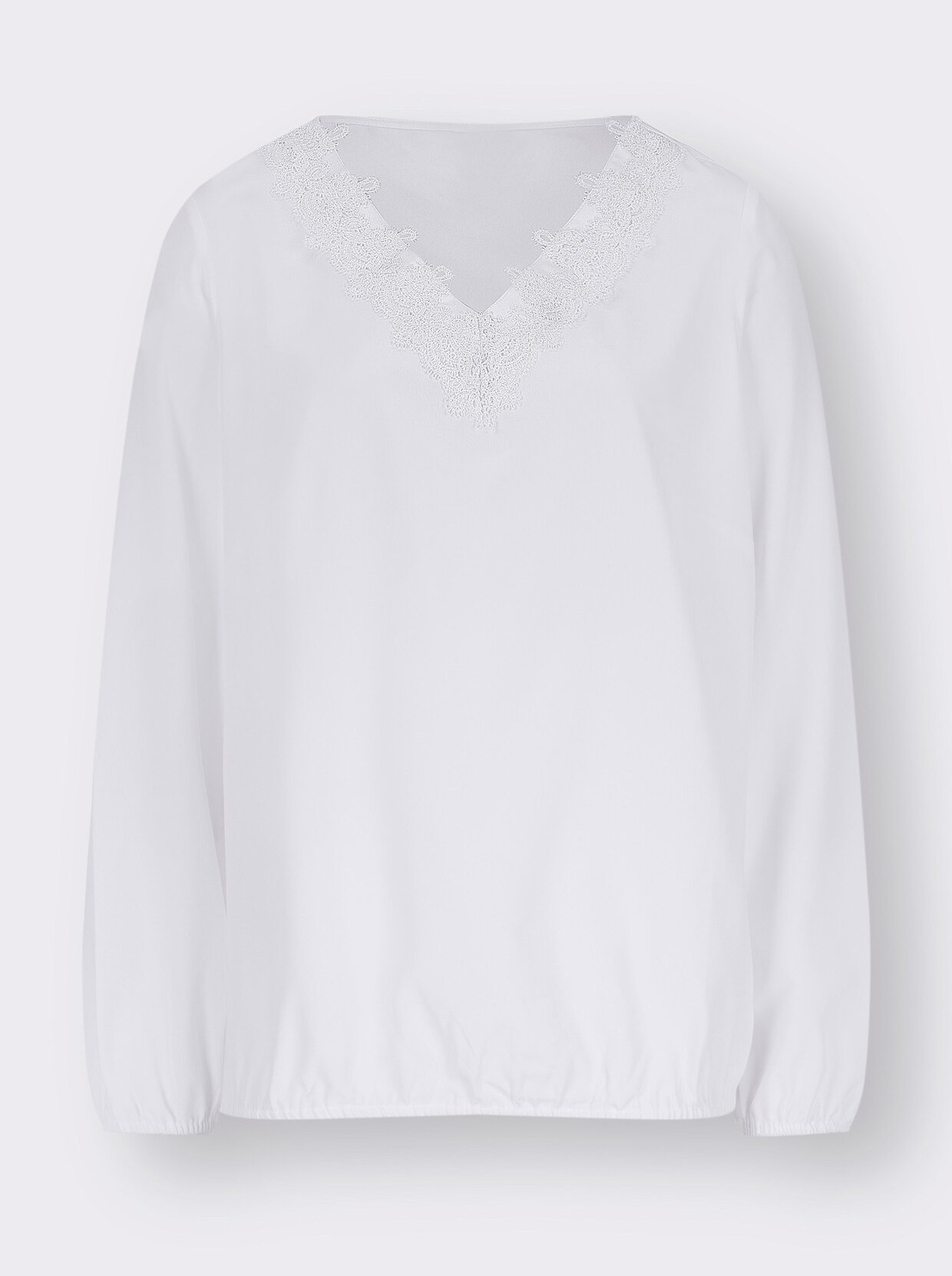 Comfortabele blouse - wit