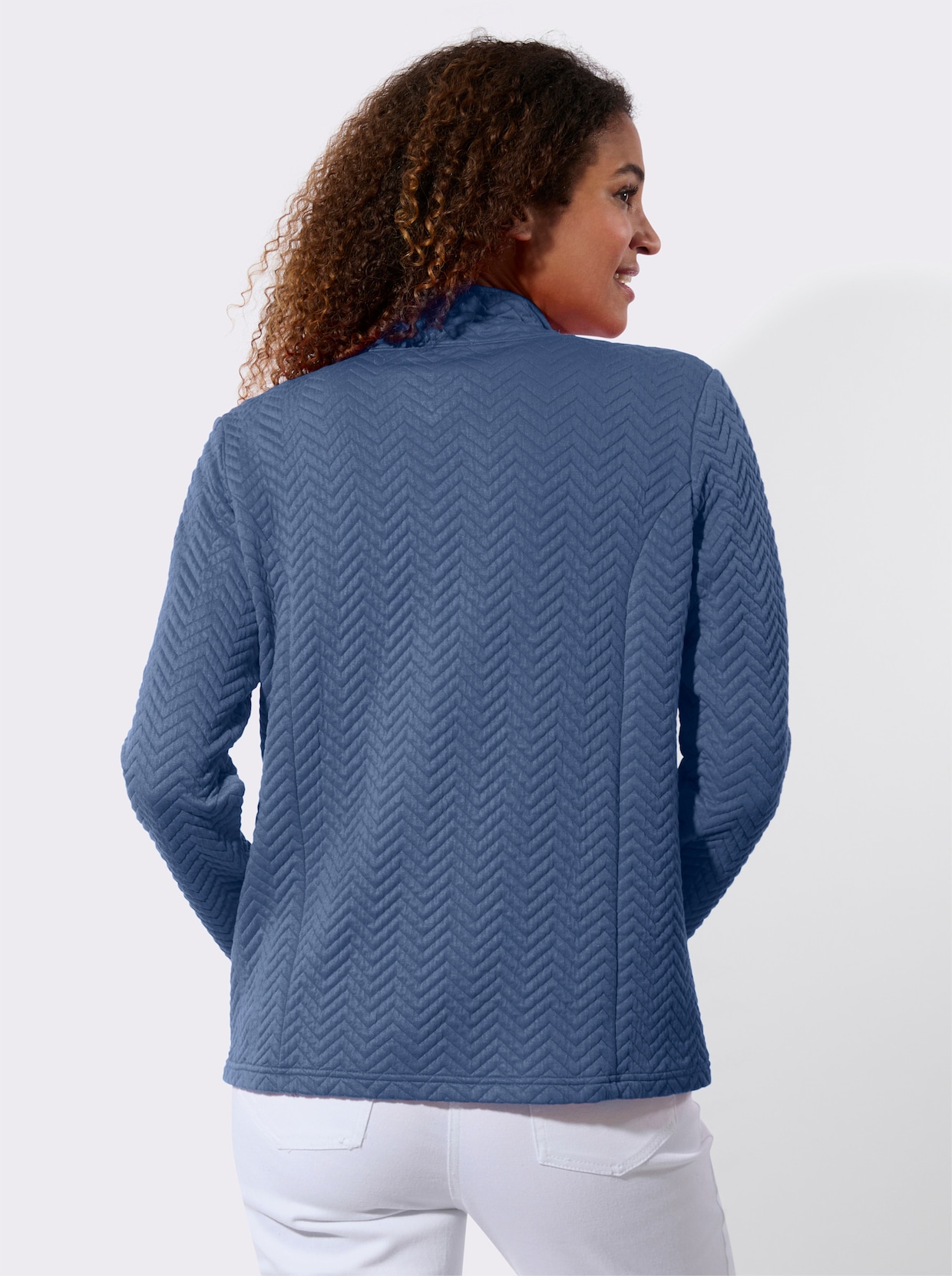 Shirtjacke - jeansblau