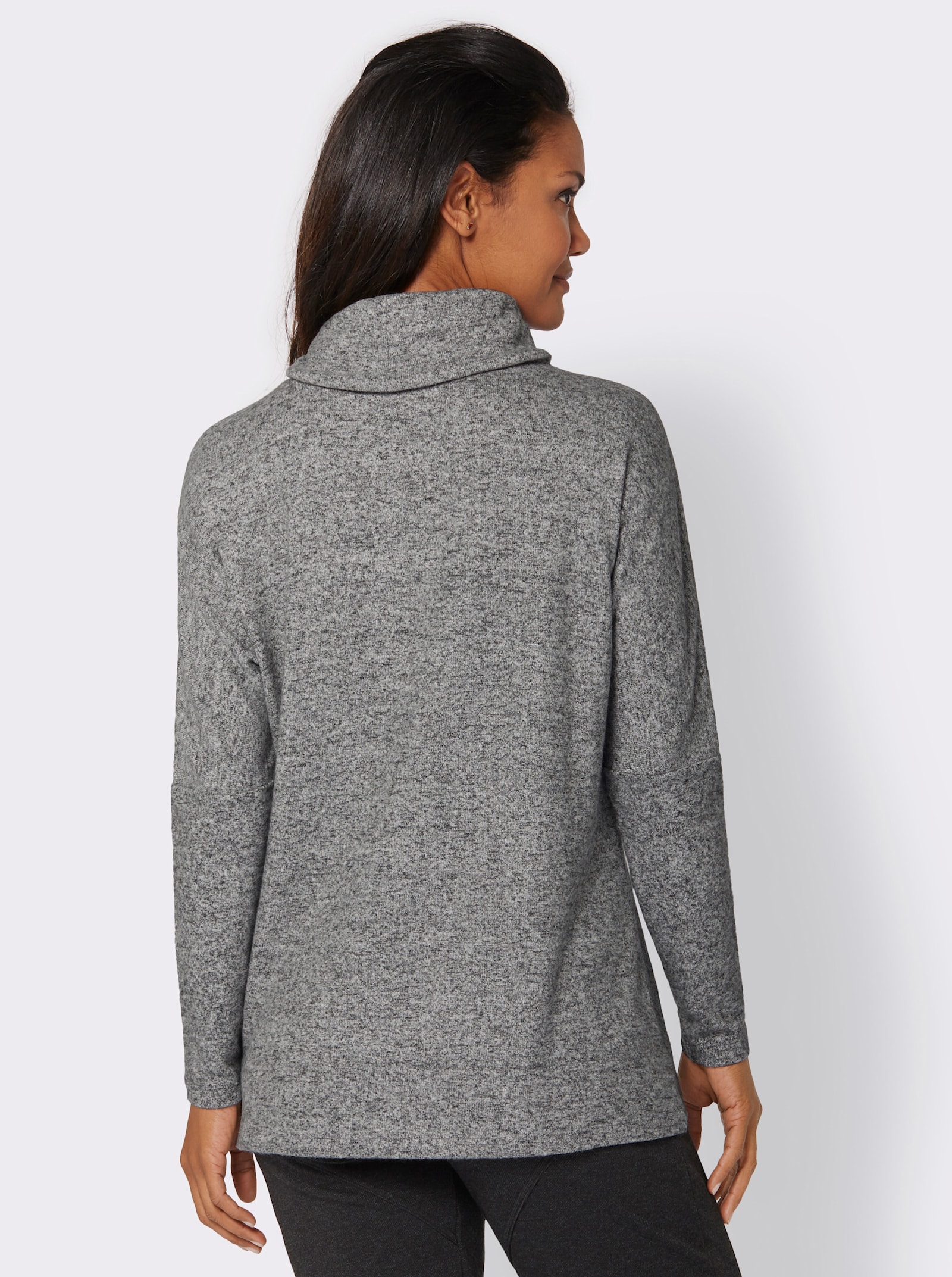 feel good Jacke - hellgrau-meliert