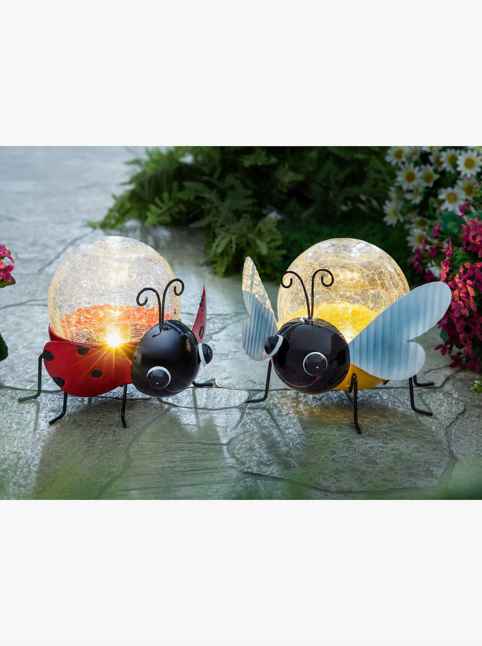 Solarleuchte - Marienkäfer