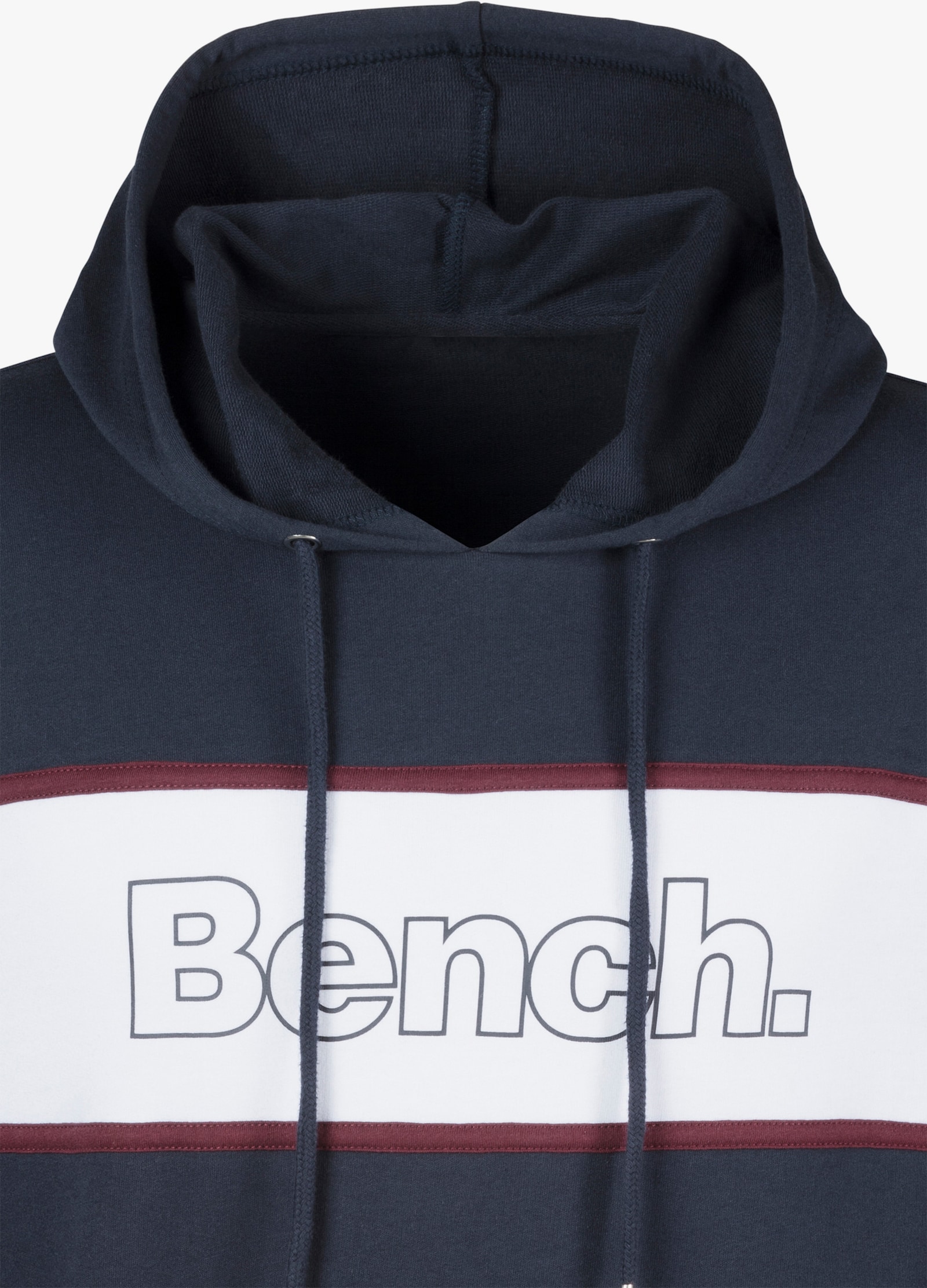 Bench. Loungewear Hoodie - navy-weiß