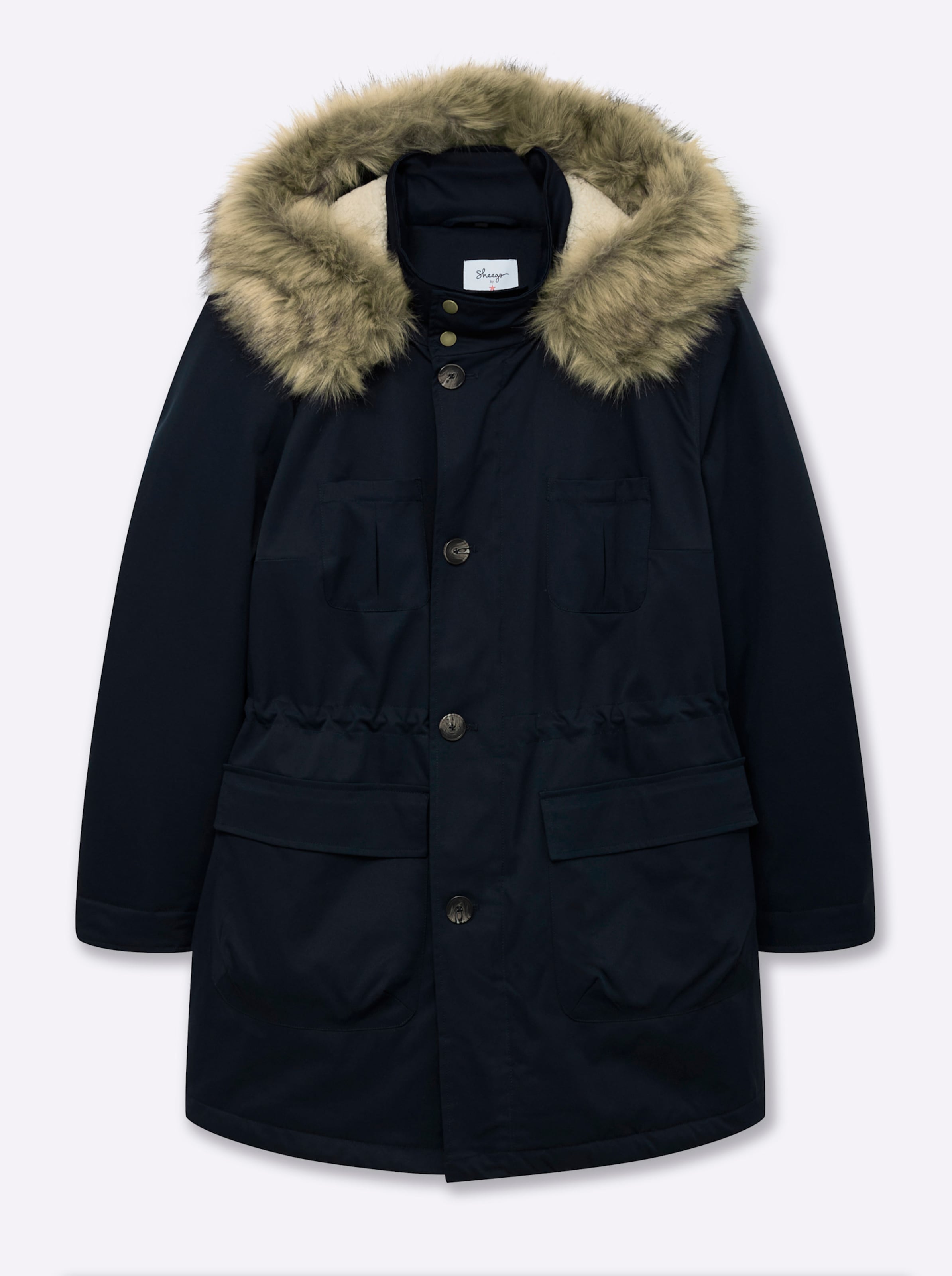 Tiefblau Parka - Bild 3