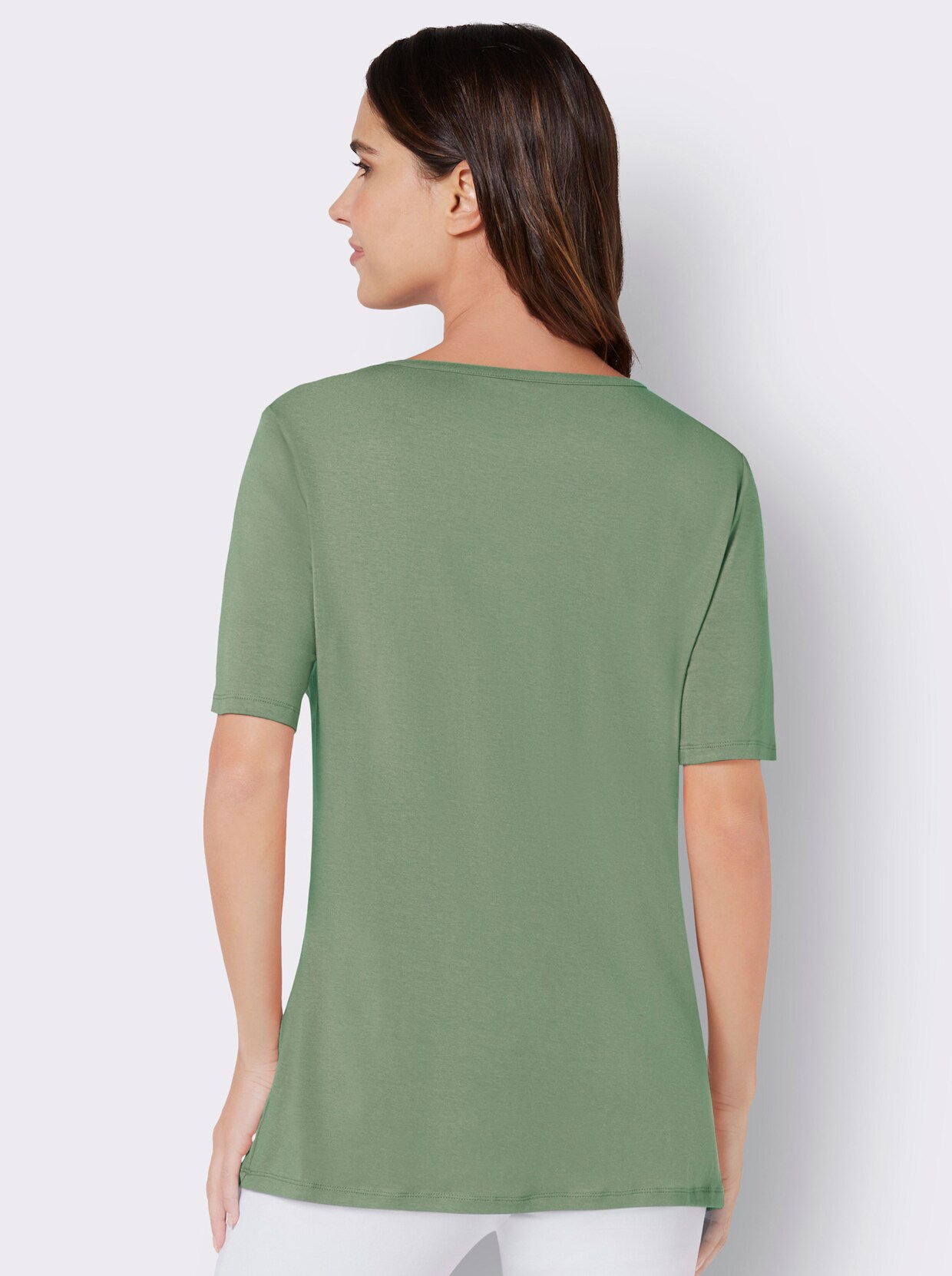 Shirt met korte mouwen - eucalyptus