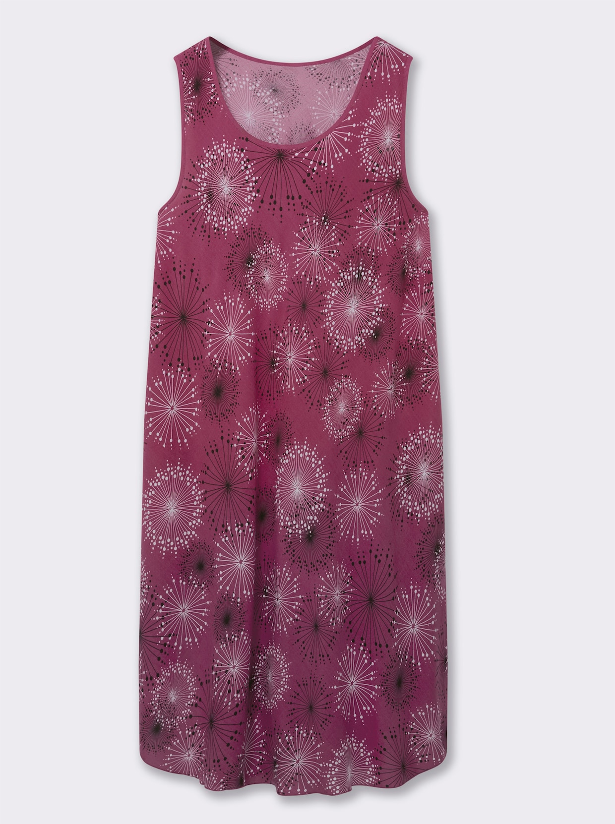 Druckkleid - beere-graphit-bedruckt