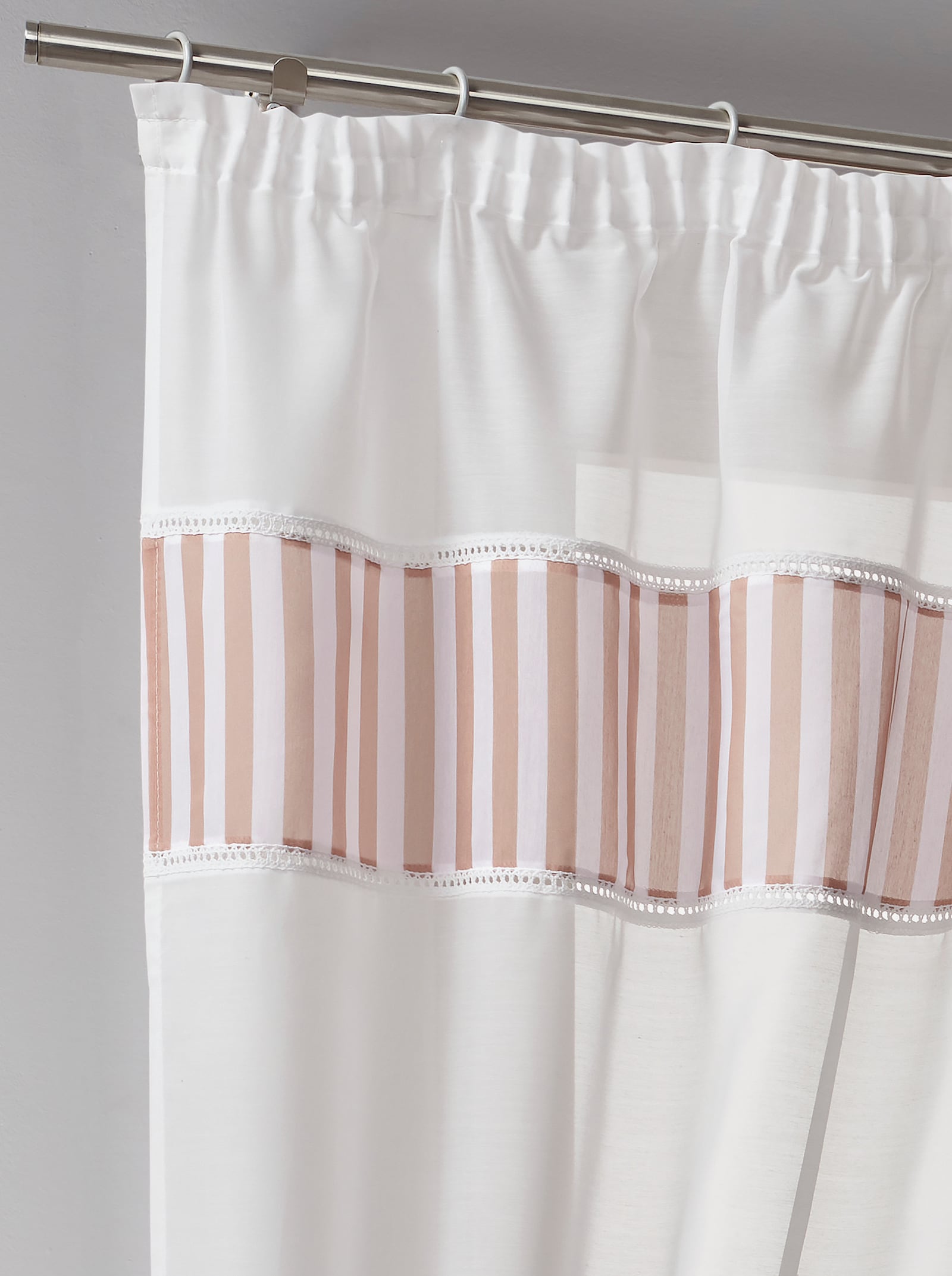 heine home Decoratieve vitrage - wit/beige