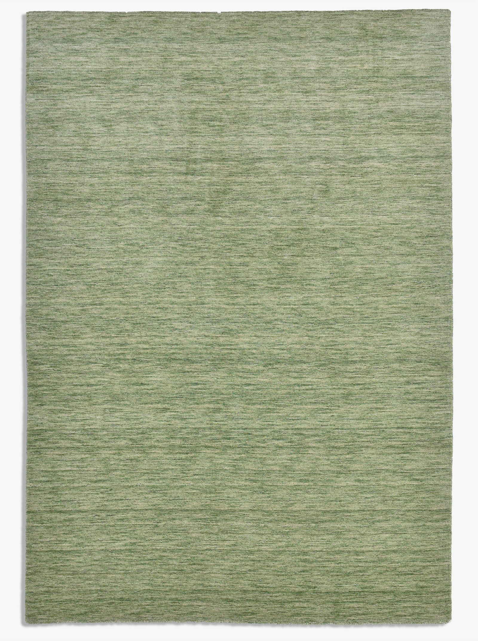 Theko Handwebteppich - hellgrün