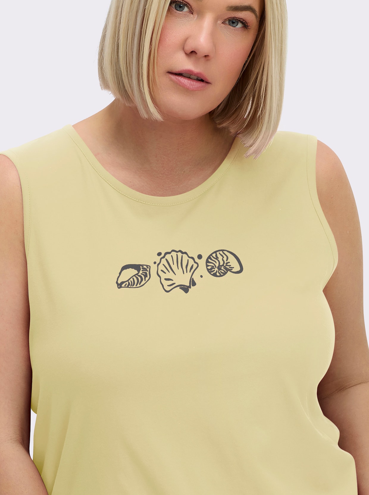 Shirttop - zitrone