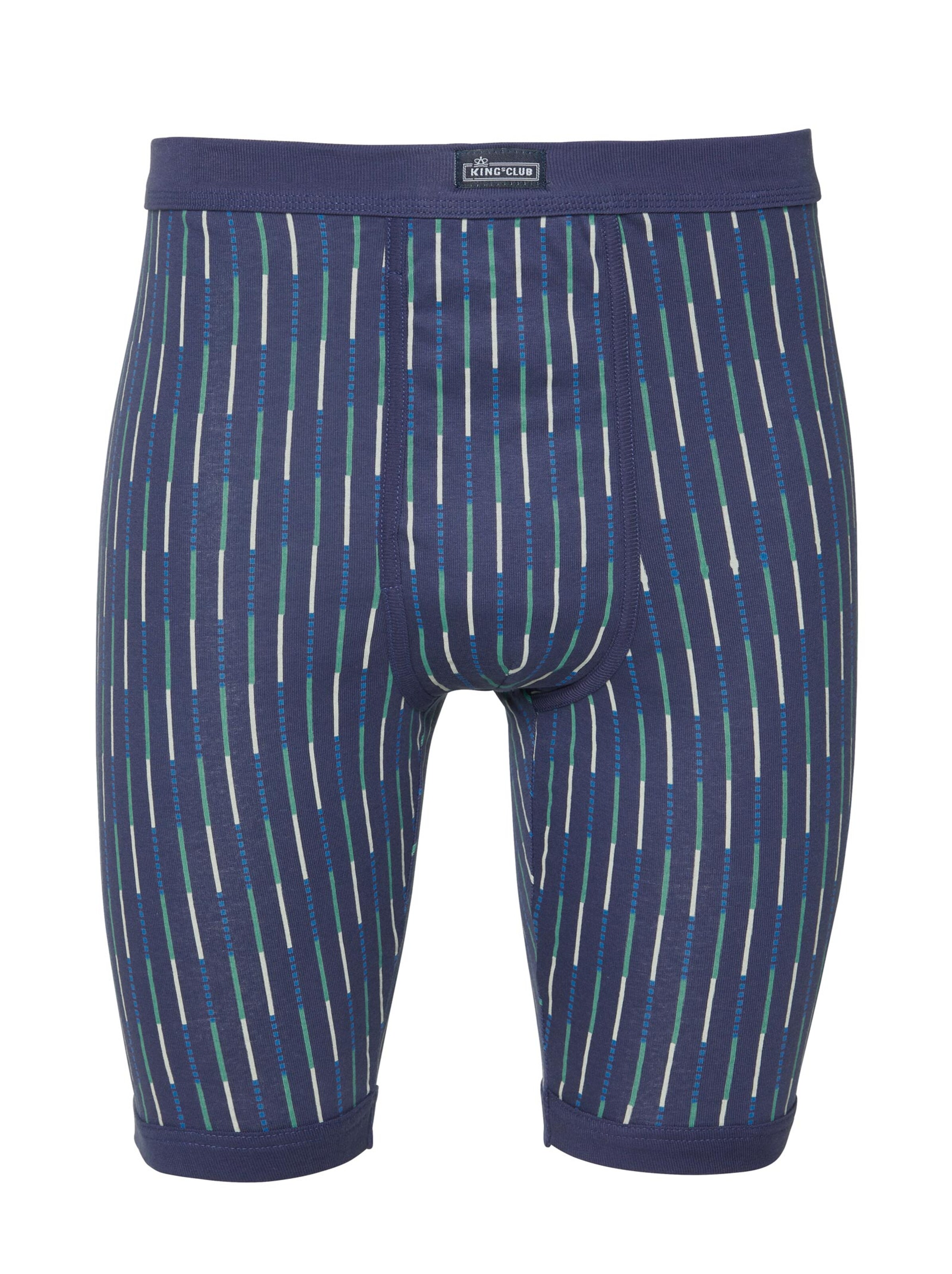 KINGsCLUB Hose knielang - marine + marine-bedruckt