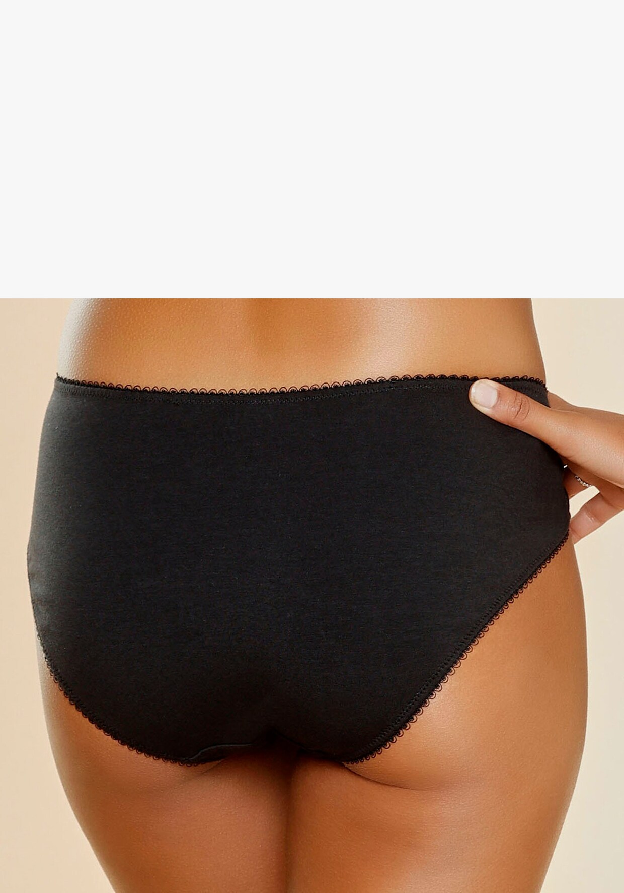LASCANA Slip - zwart