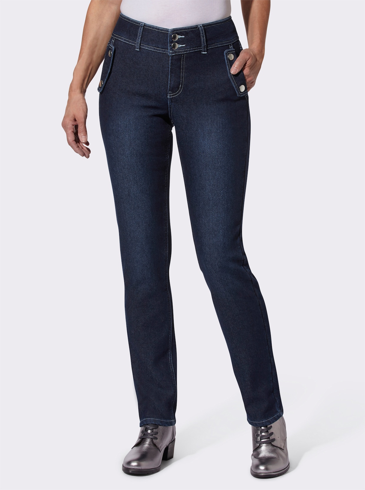 Thermo-Jeans - dark blue