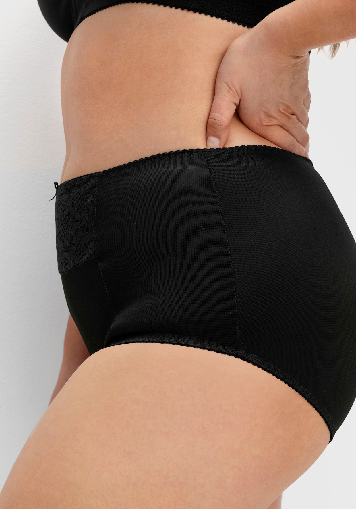wäschepur Miederslip - schwarz