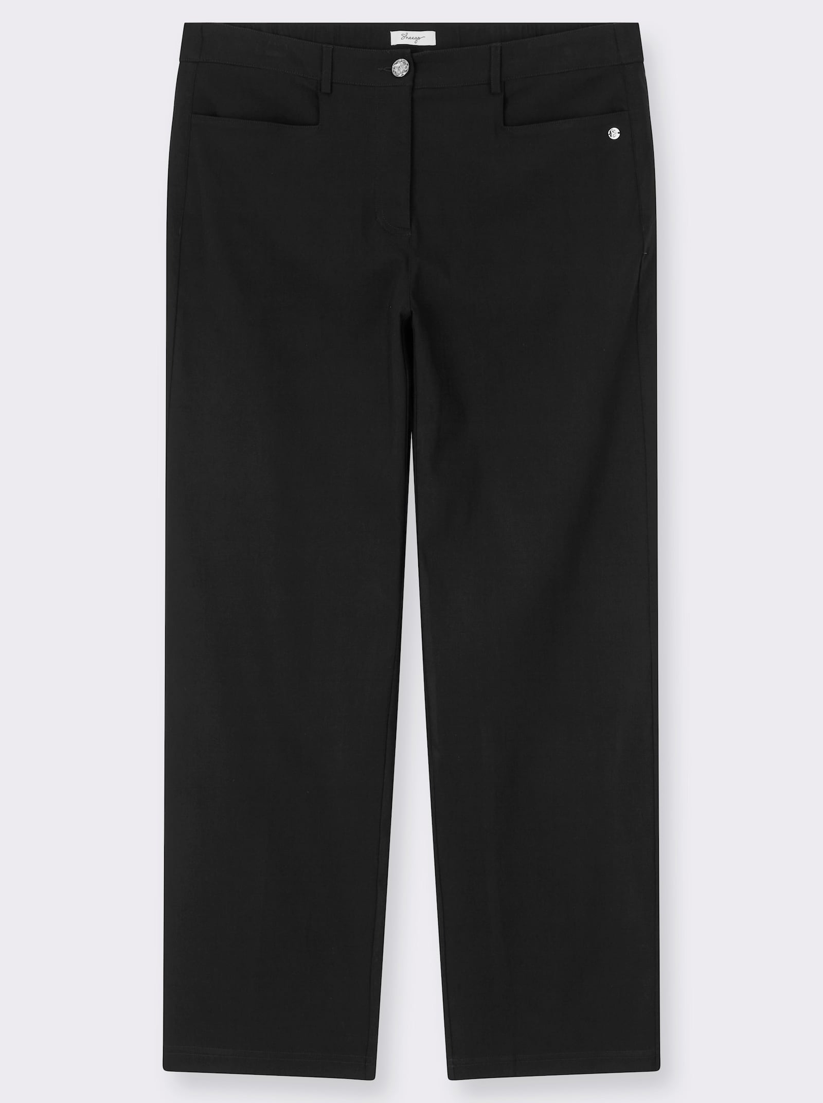 sheego Bengalinhose mit Shaping-Einsatz - schwarz