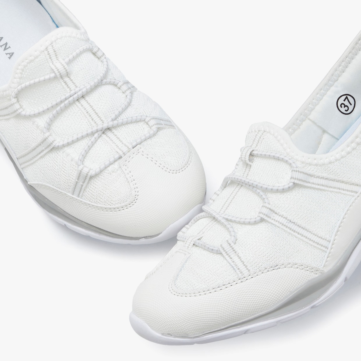 LASCANA Sneaker - weiß-grau