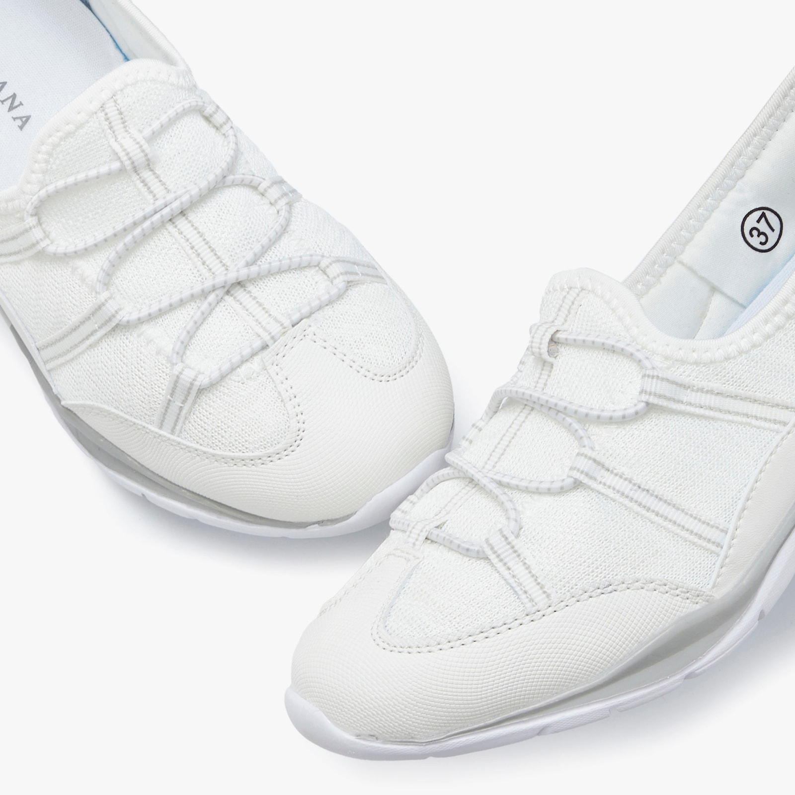 LASCANA Sneaker - weiss-grau