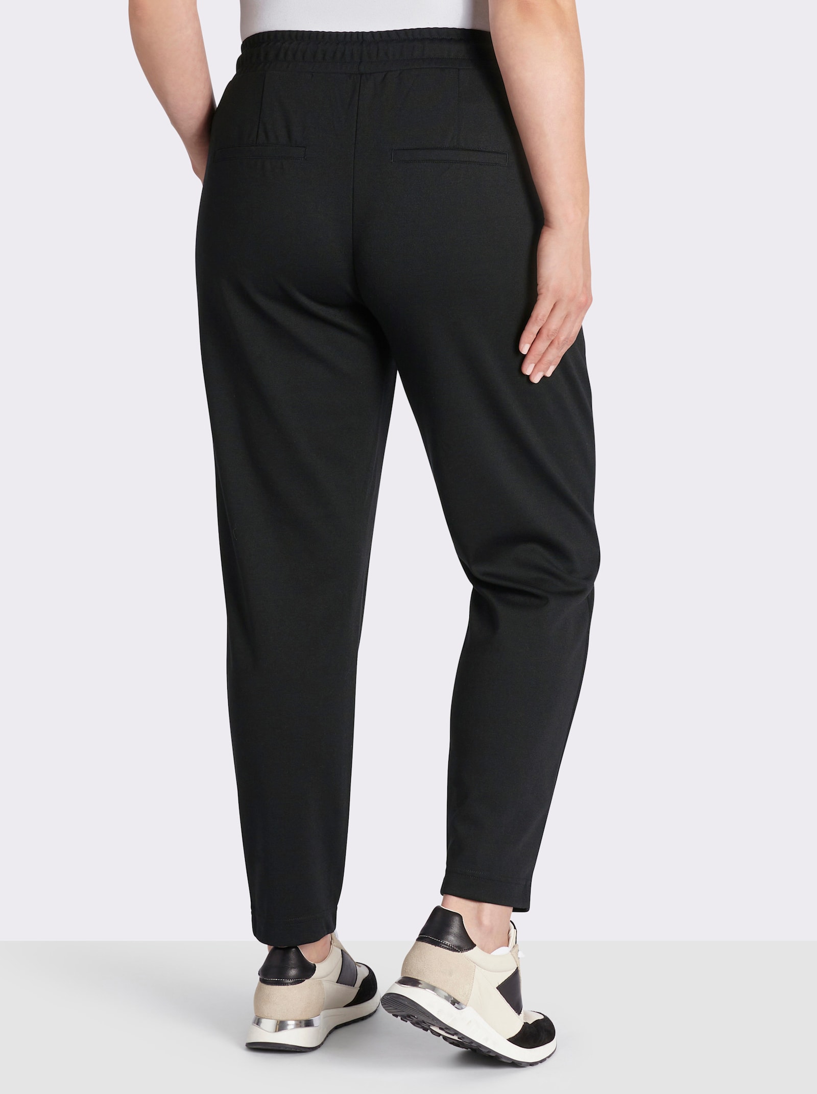 Schlupfhose in Stretch-Qualität - schwarz