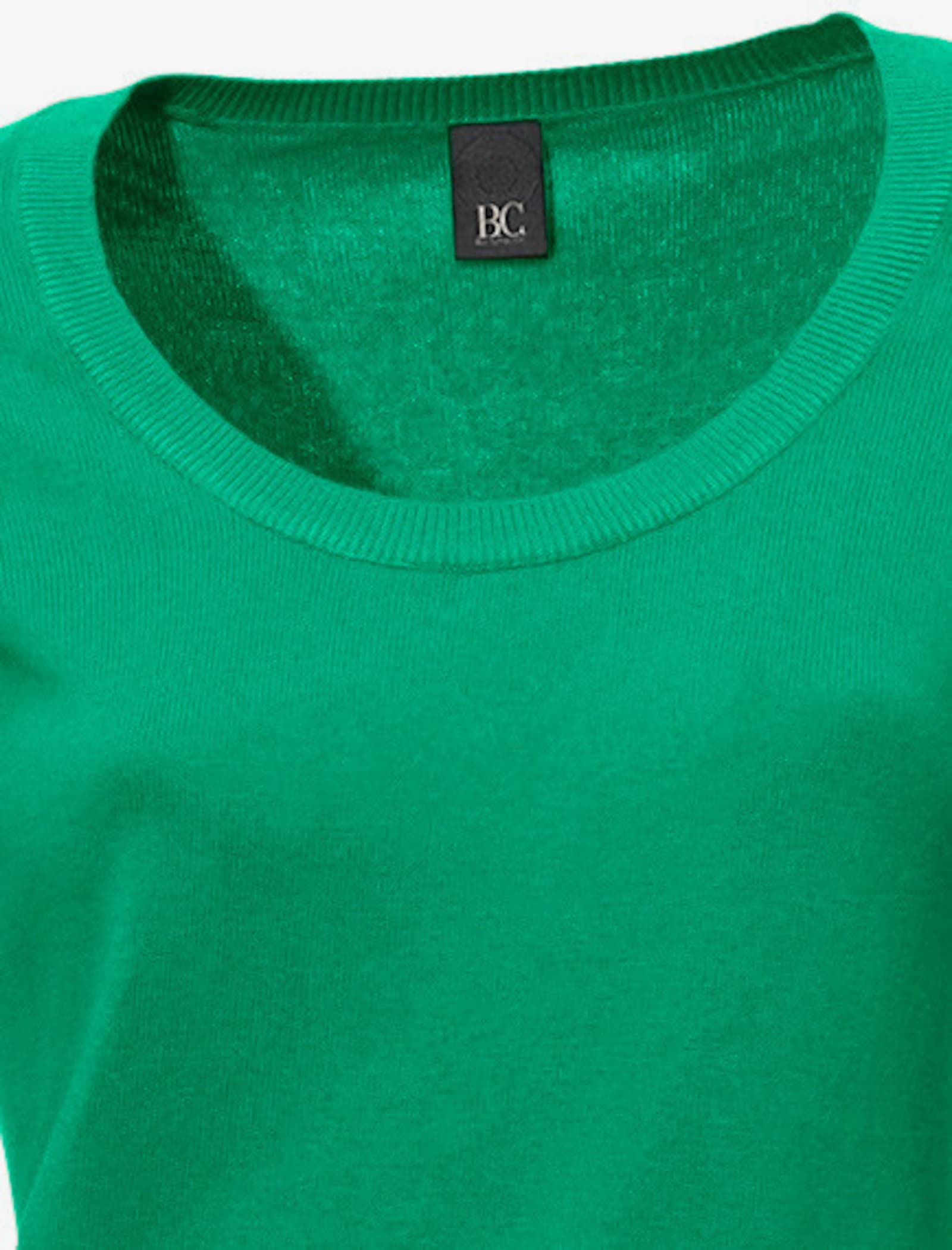 heine Rundhalspullover aus Feinstrick - grün