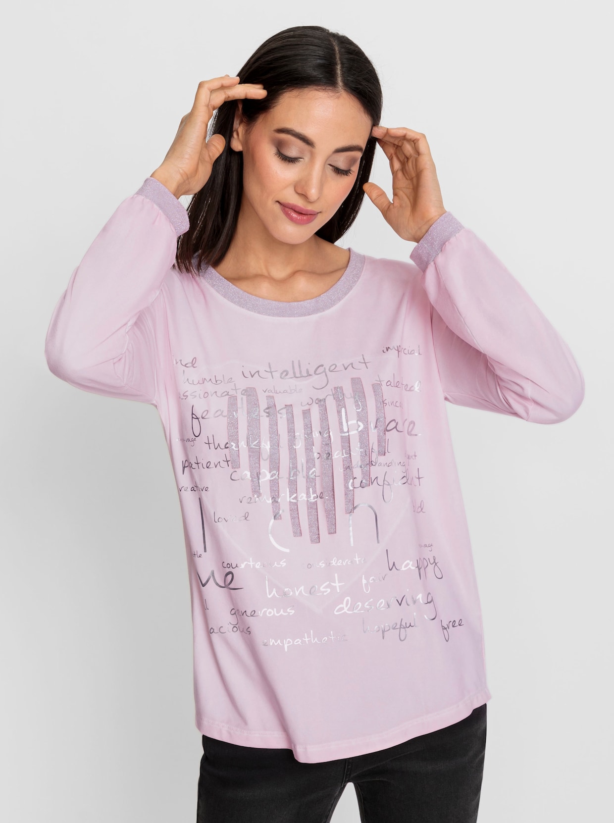 heine T-shirt - rose clair