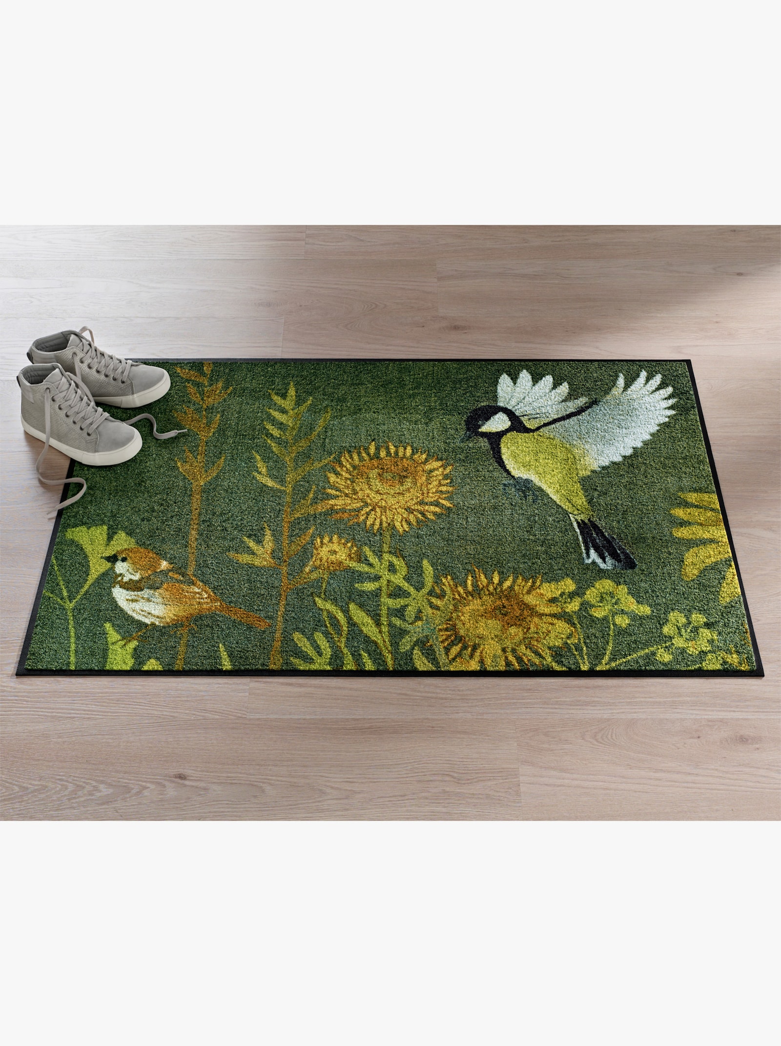 wash+dry by Kleen-Tex Fußmatte - grün-gelb