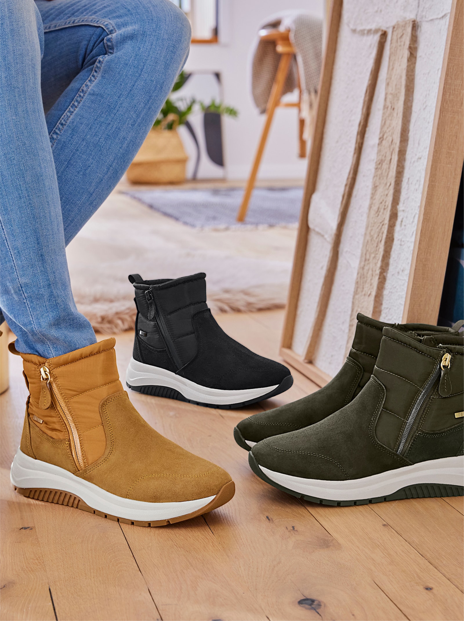 Caprice Stiefelette - ocker