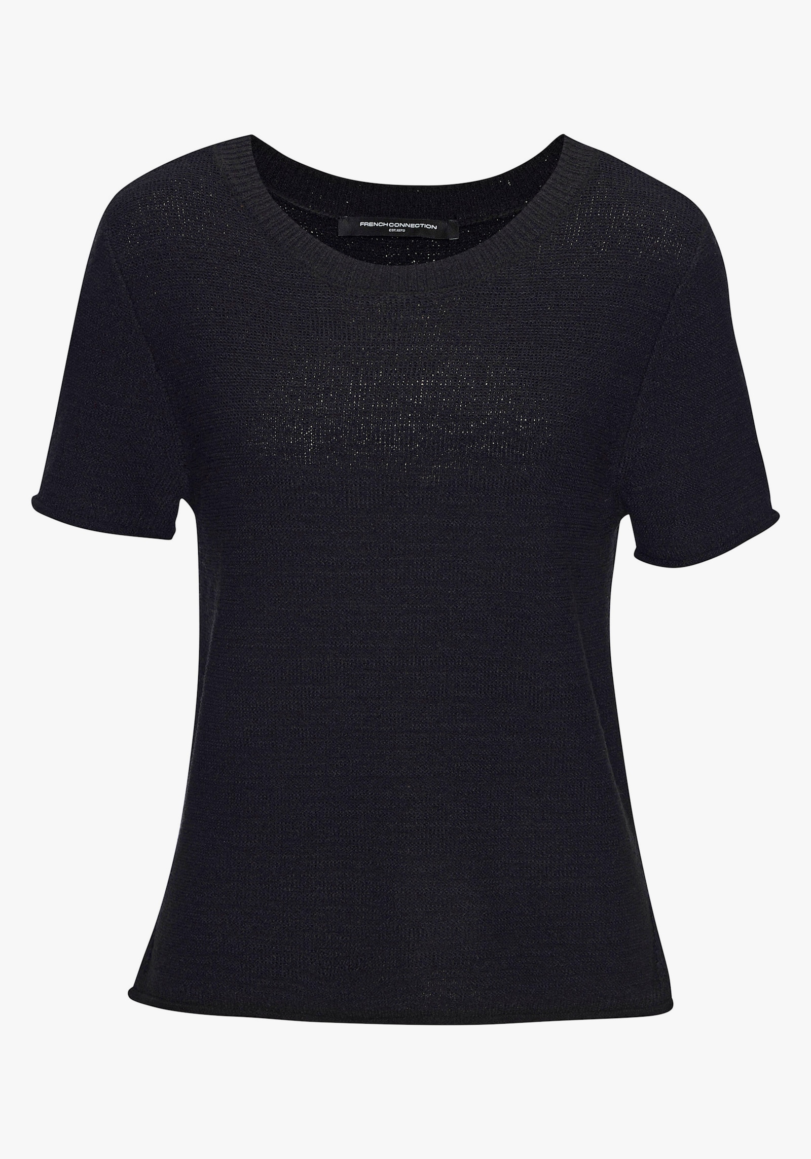 French Connection Kurzarmpullover - schwarz