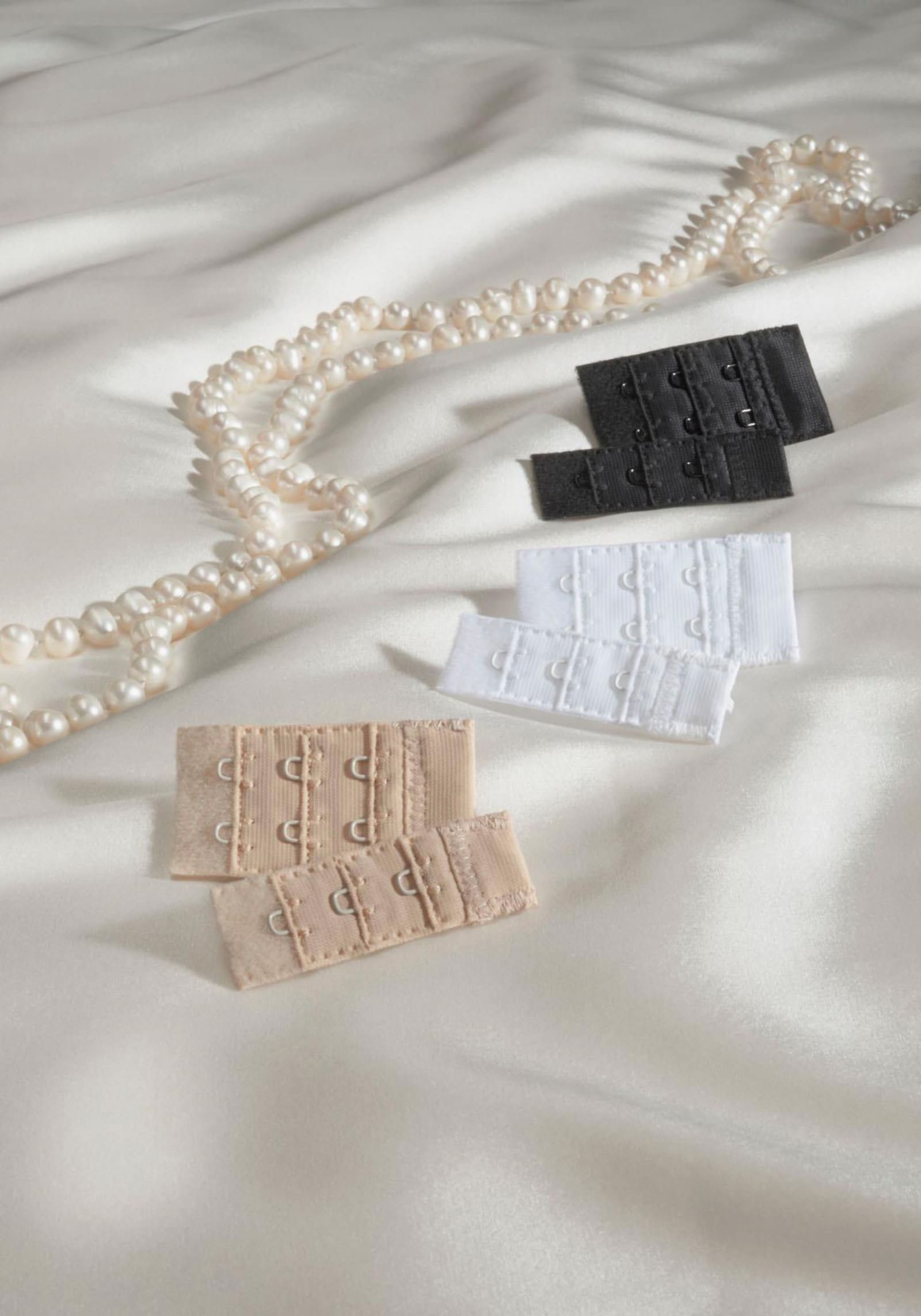 LASCANA Extension soutien-gorge - 1x caramel. 1x blanc + 1x noir