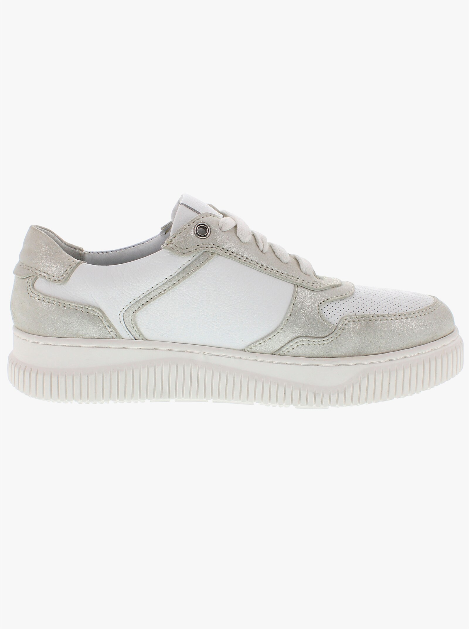Reflexan Sneaker mit flexibler Laufsohle - weiß-silberfarben