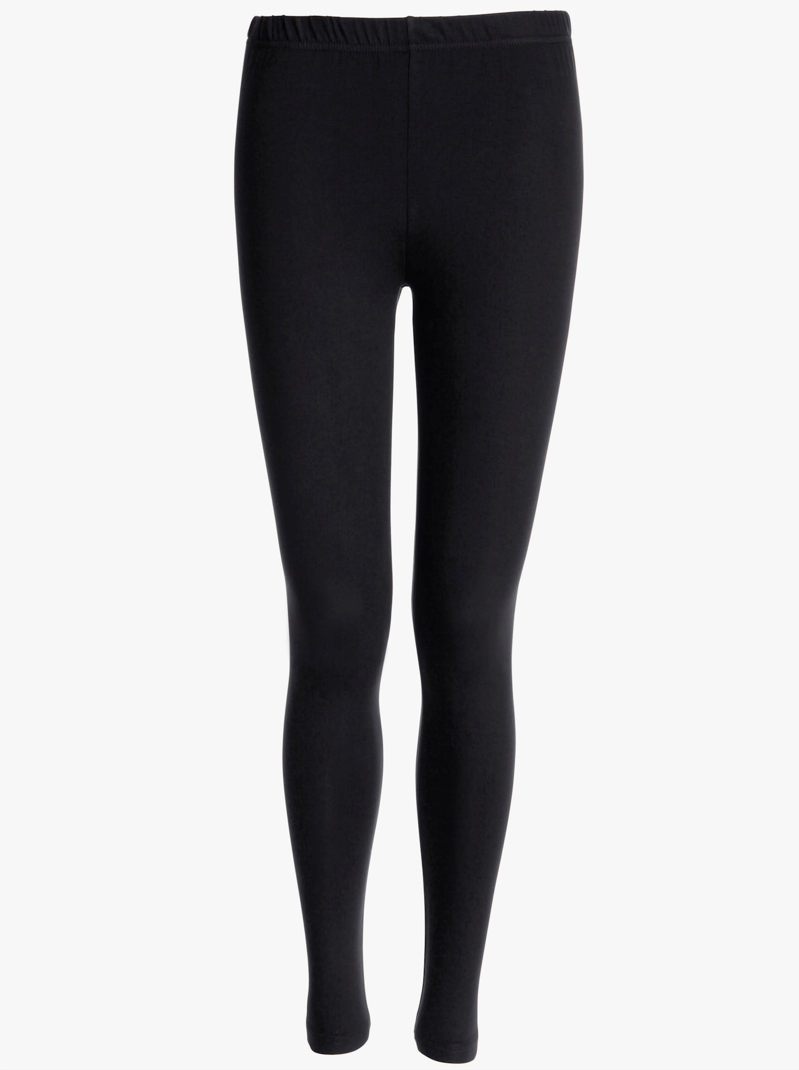 Leggings mit Rundum-Dehnbund - schwarz