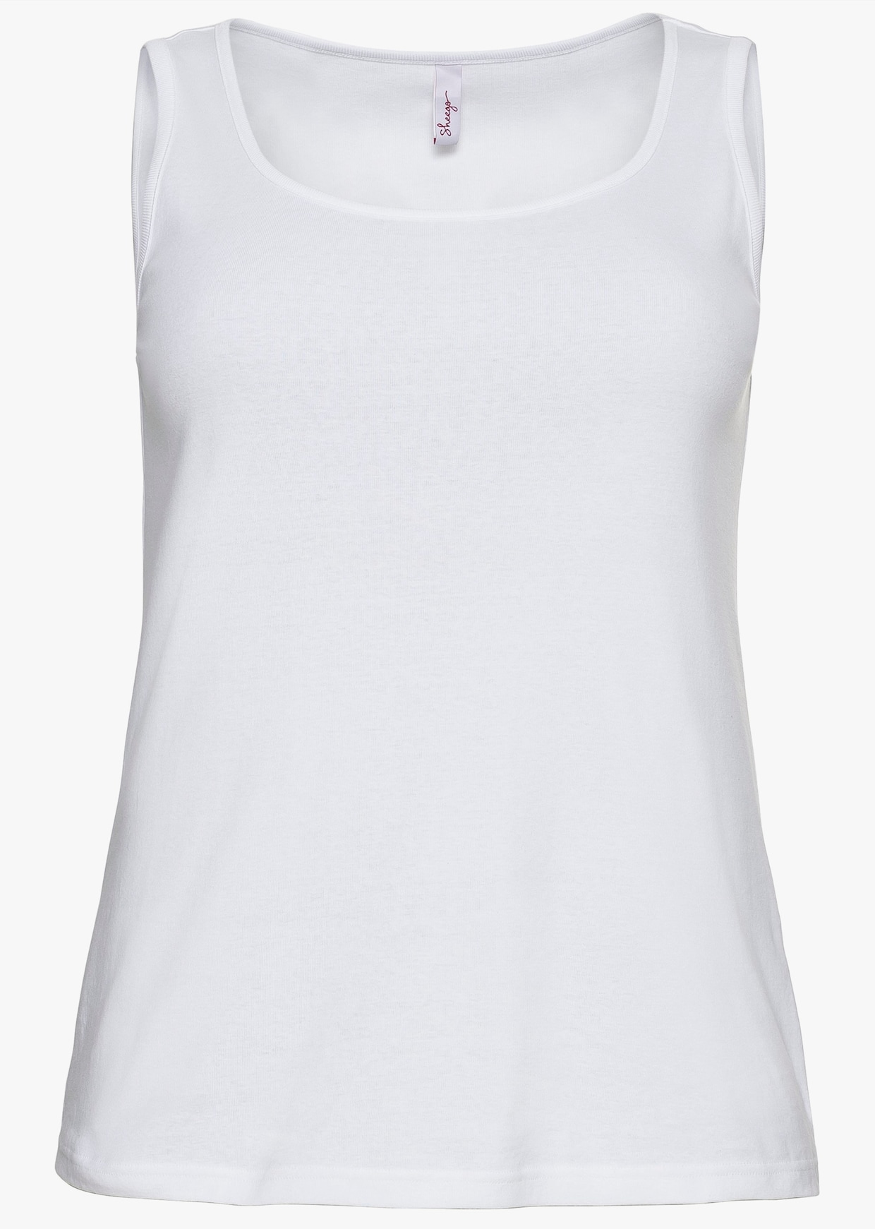 sheego Tanktop - weiß