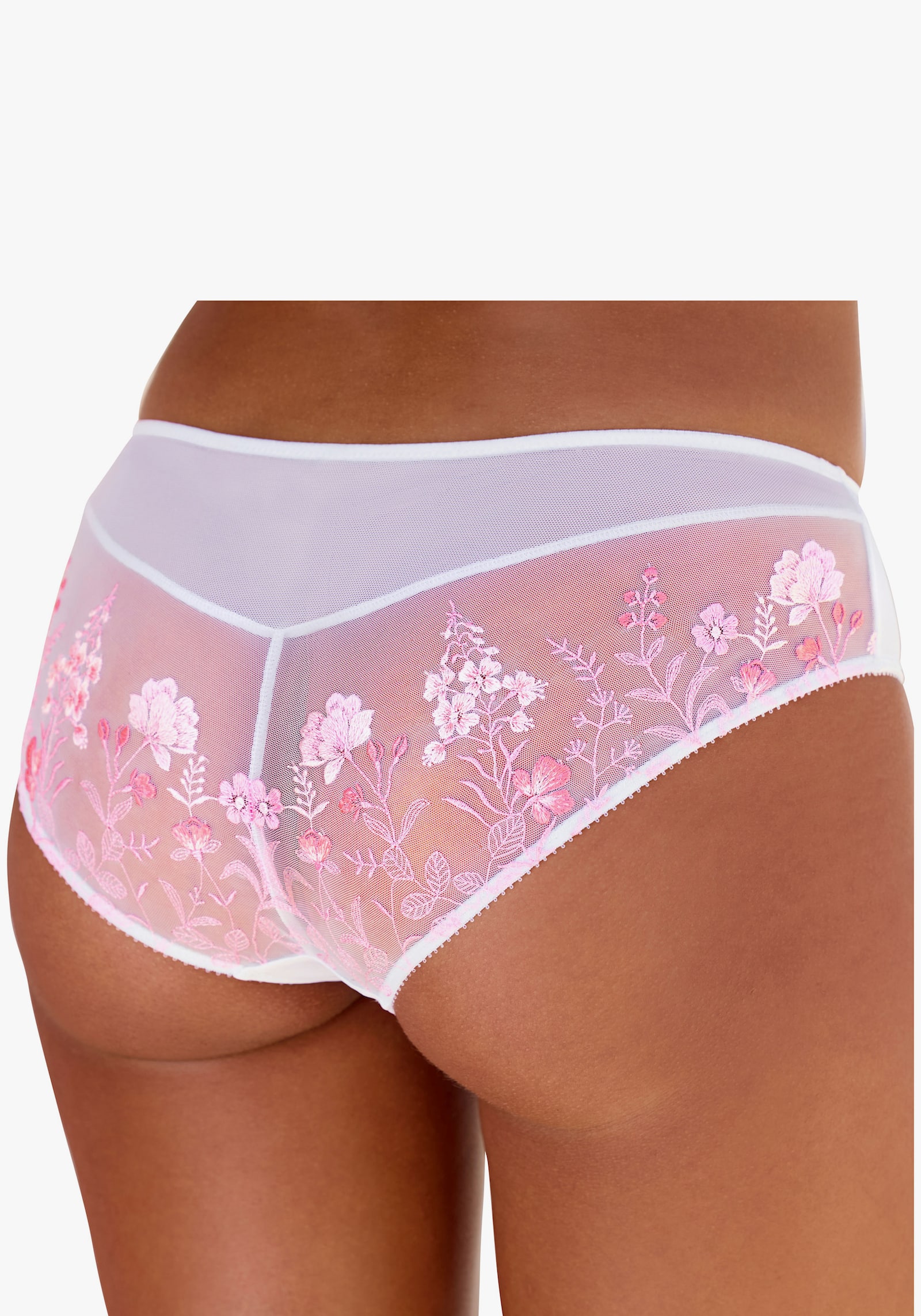 LASCANA Tanga - wit/roze